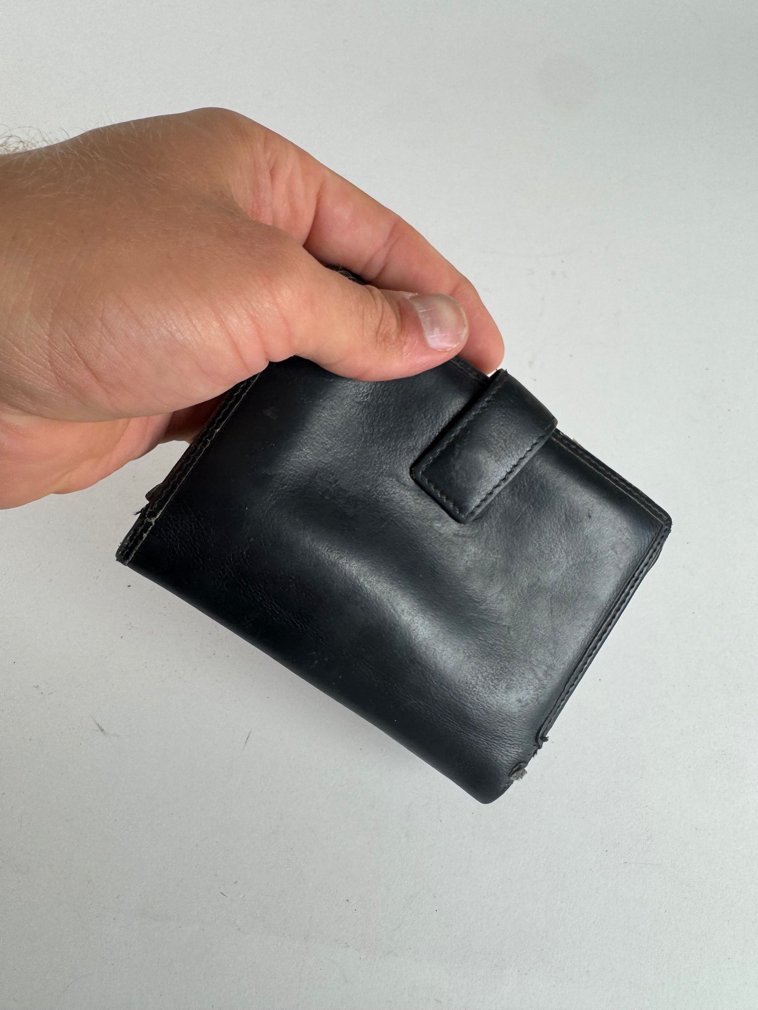Loewe Vintage Anagram Leather wallet black Size ONE SIZE - 4 Thumbnail