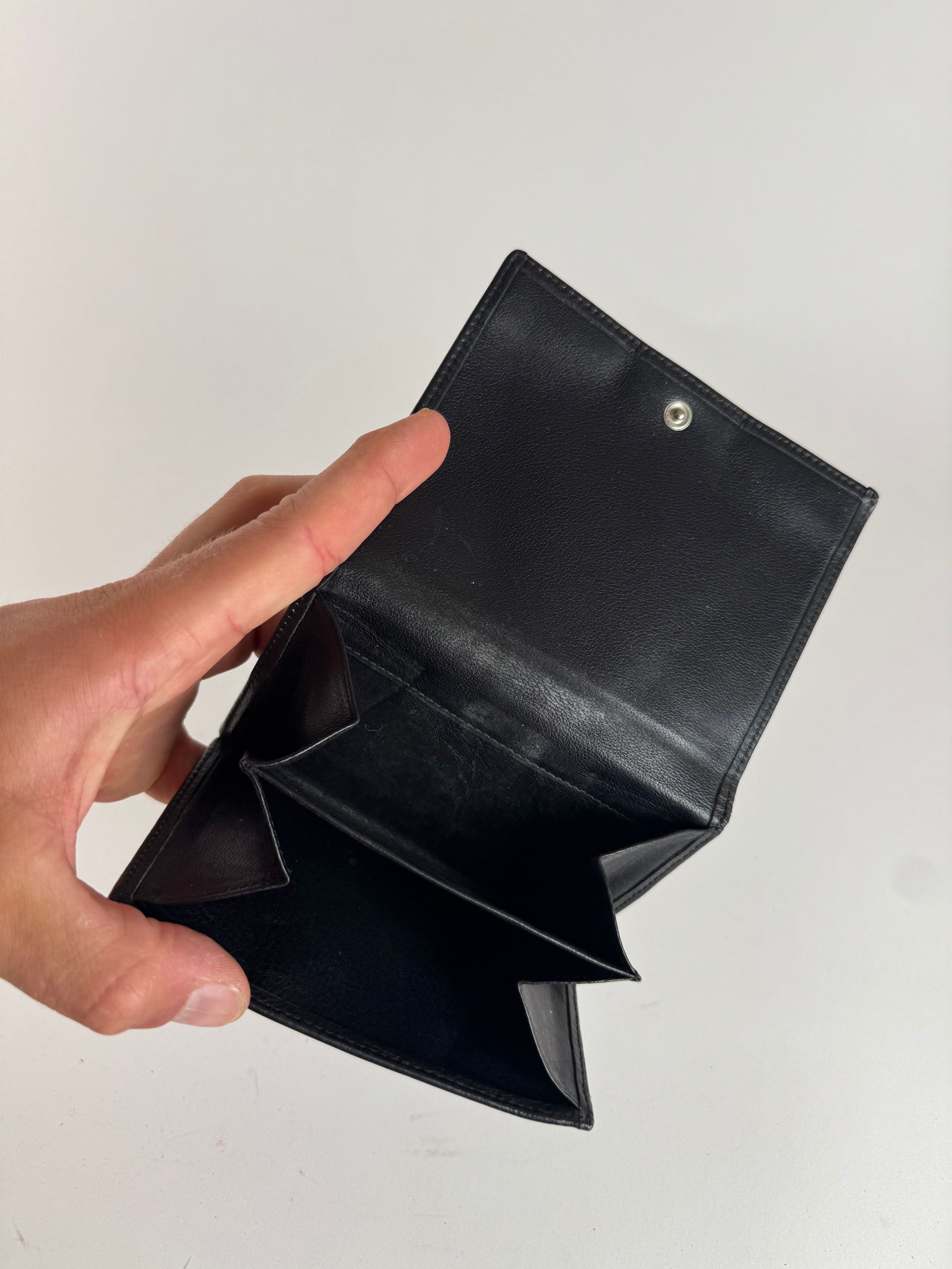 Loewe Vintage Anagram Leather wallet black Size ONE SIZE - 8 Thumbnail
