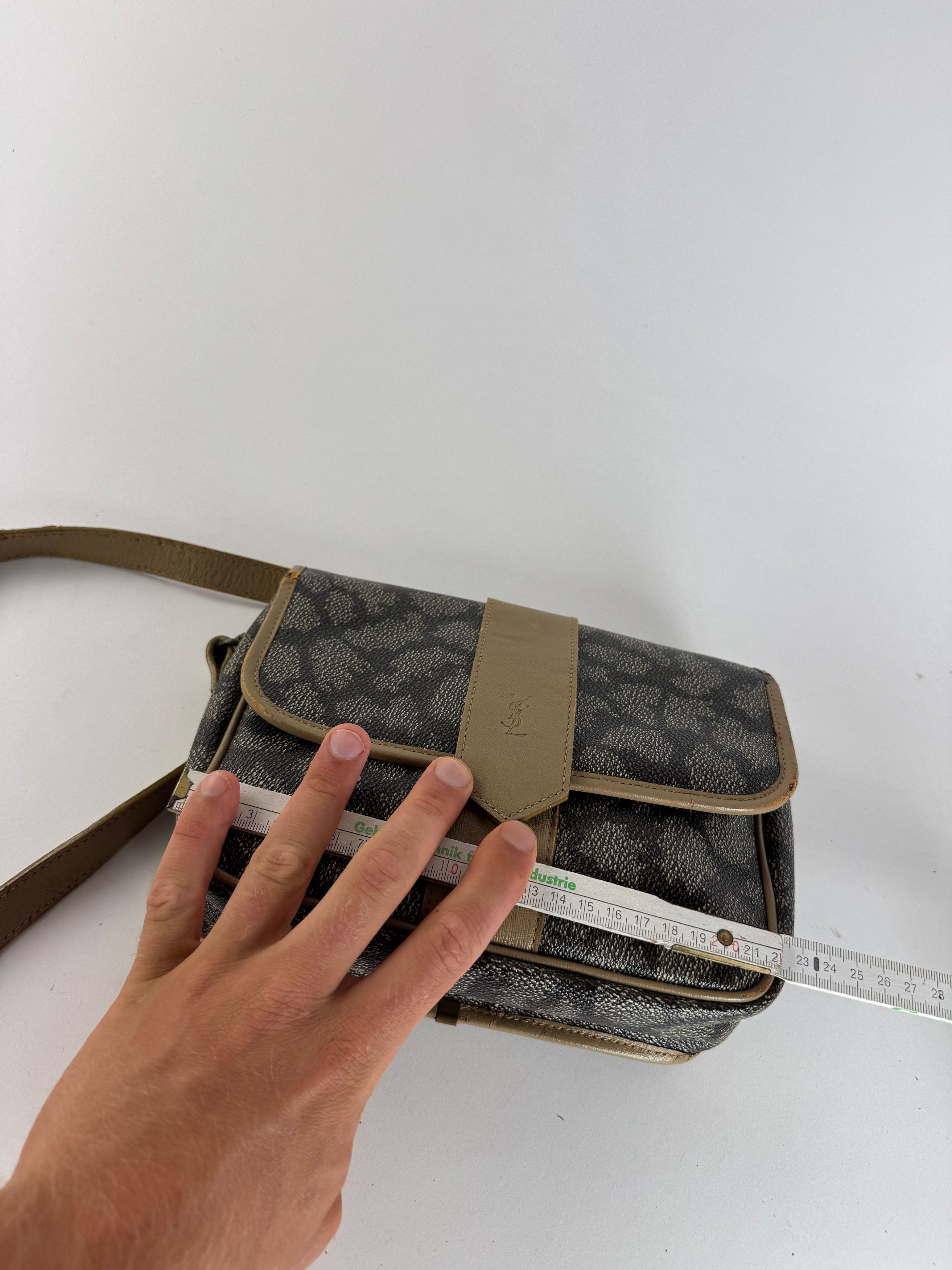 Other Vintage Yves Saint Laurent Leather bag grey brown Size ONE SIZE - 11 Thumbnail