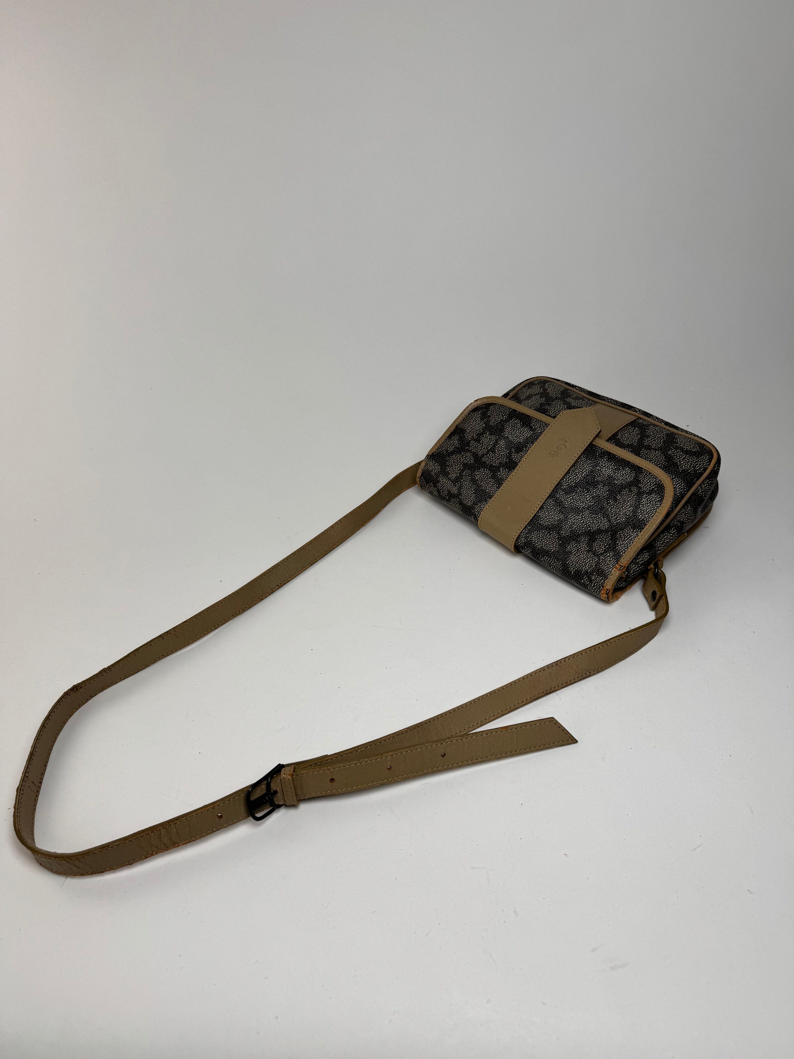 Other Vintage Yves Saint Laurent Leather bag grey brown Size ONE SIZE - 9 Thumbnail