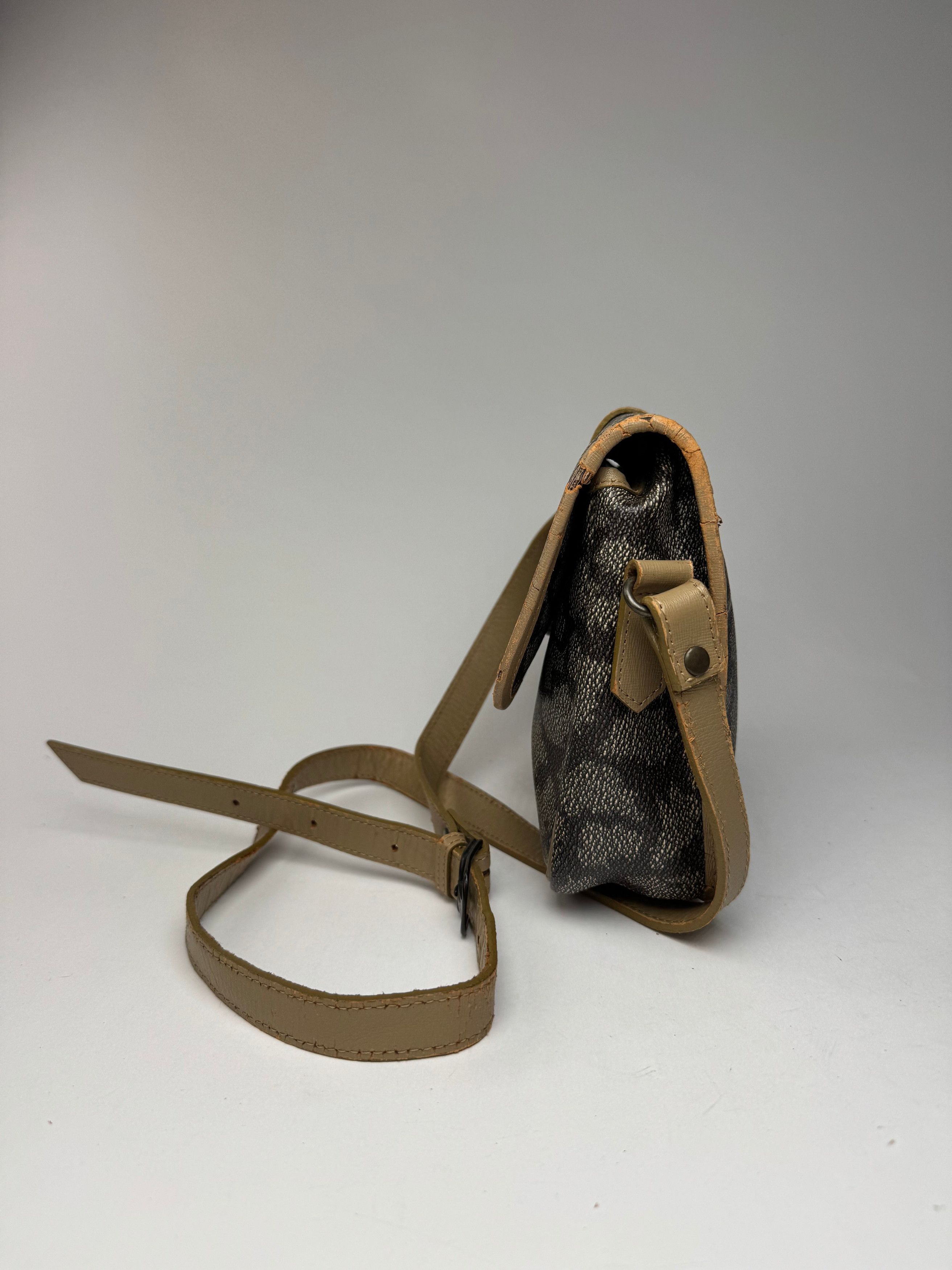 Other Vintage Yves Saint Laurent Leather bag grey brown Size ONE SIZE - 3 Thumbnail