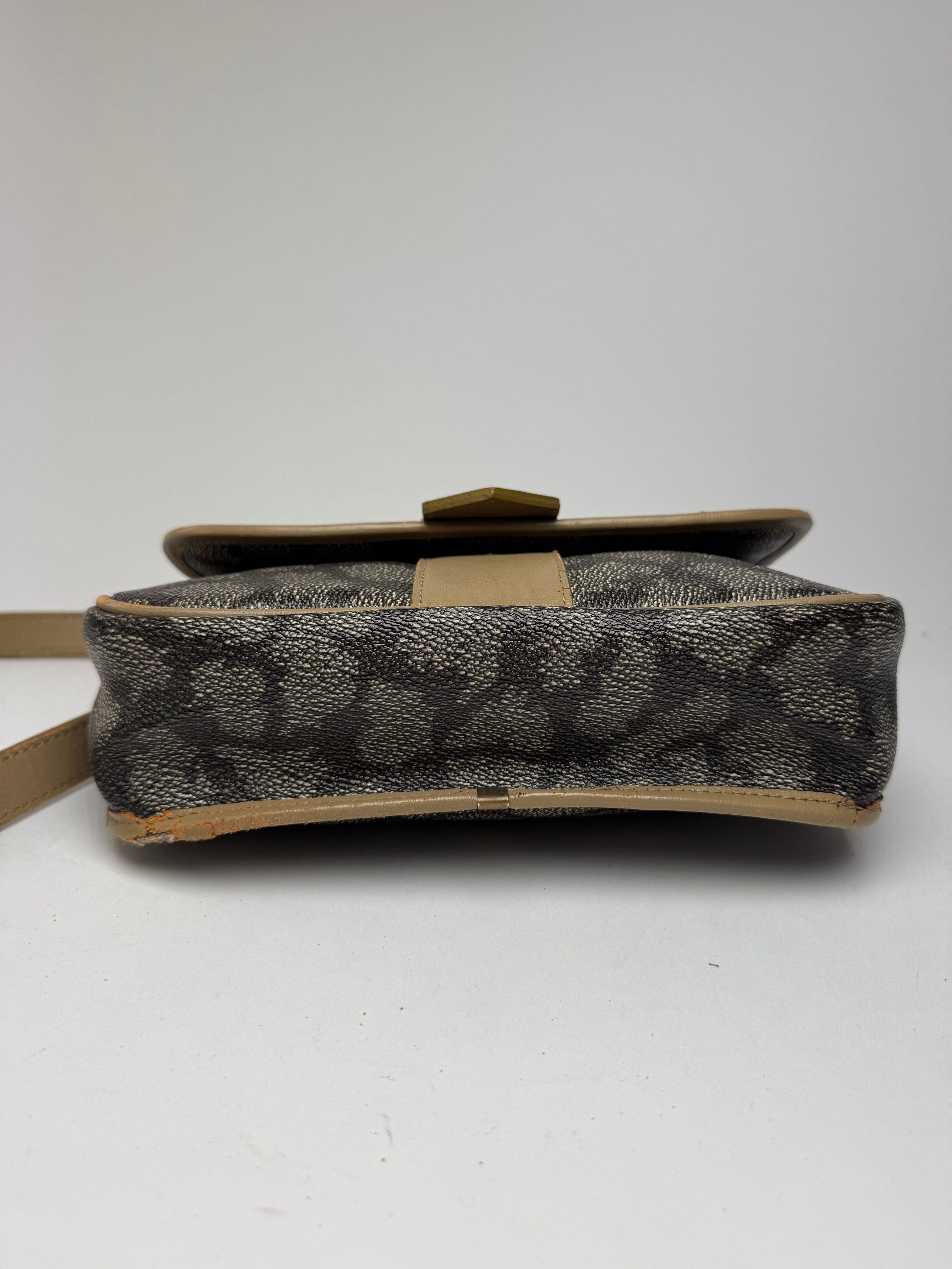 Other Vintage Yves Saint Laurent Leather bag grey brown Size ONE SIZE - 10 Thumbnail