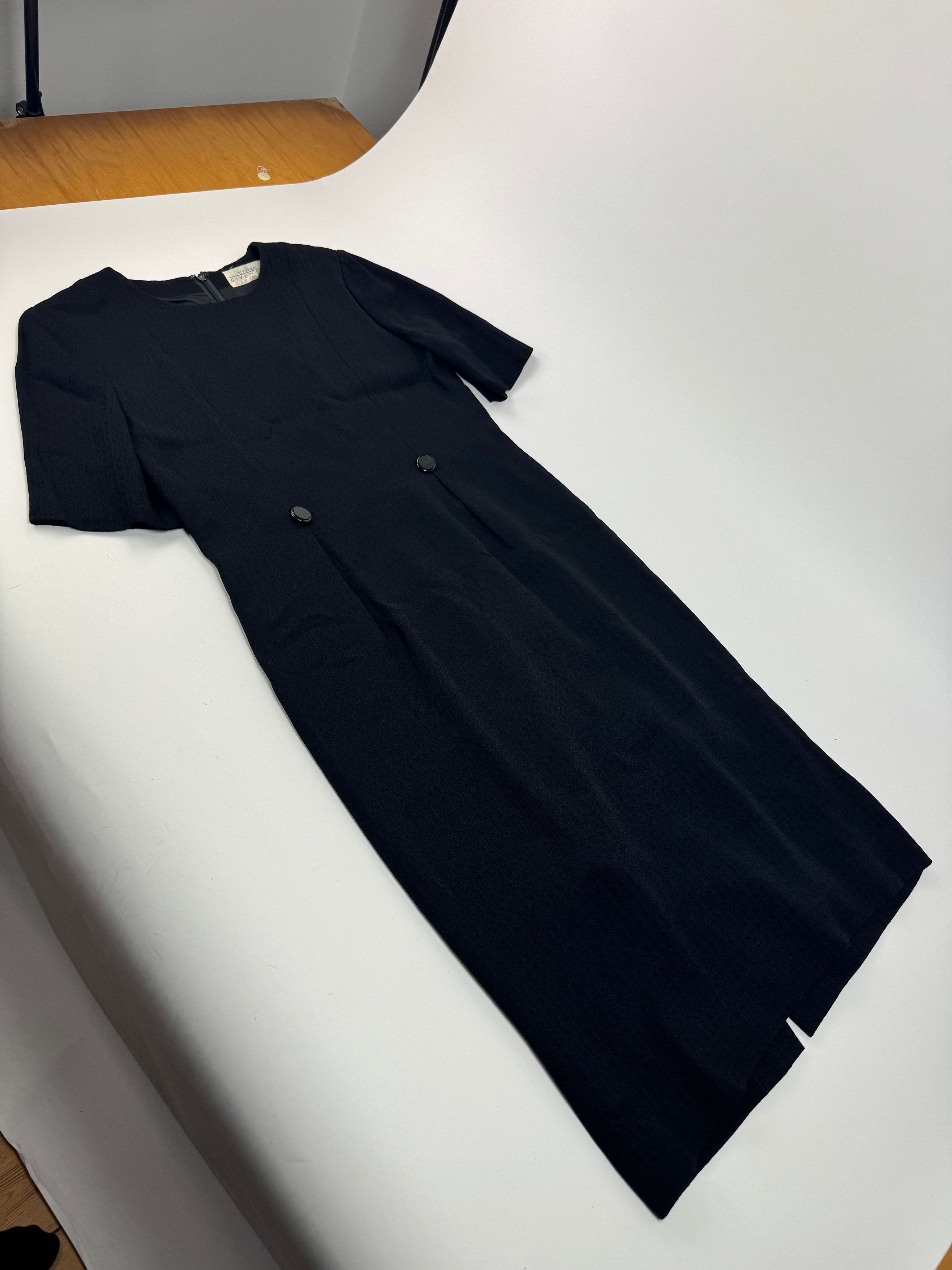 Givenchy Vintage wool Dress black m/L Size M / US 6-8 / IT 42-44 - 6 Thumbnail