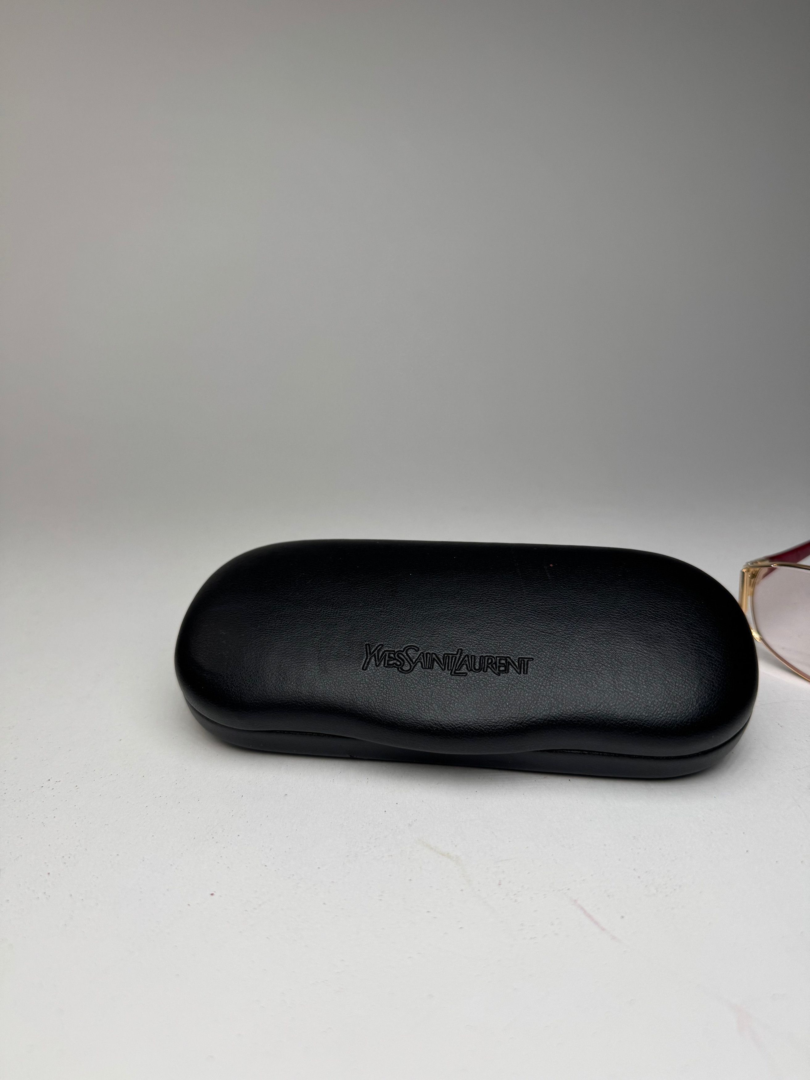 Other Vintage Yves Saint Laurent Sunglasses Red Gold Size ONE SIZE - 4 Thumbnail