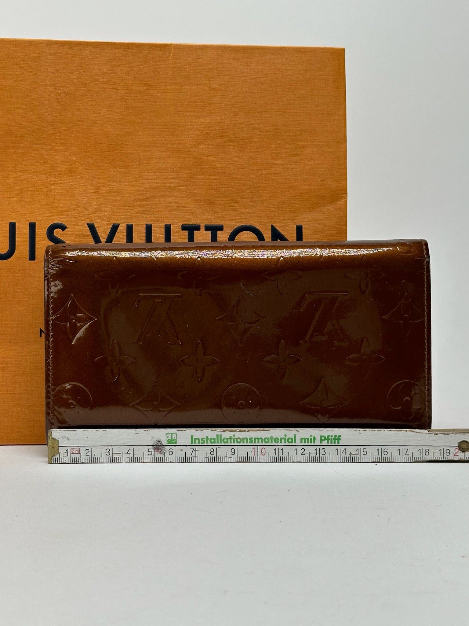 Louis Vuitton Vintage Vernis Leather wallet brown orange Size ONE SIZE - 15 Thumbnail