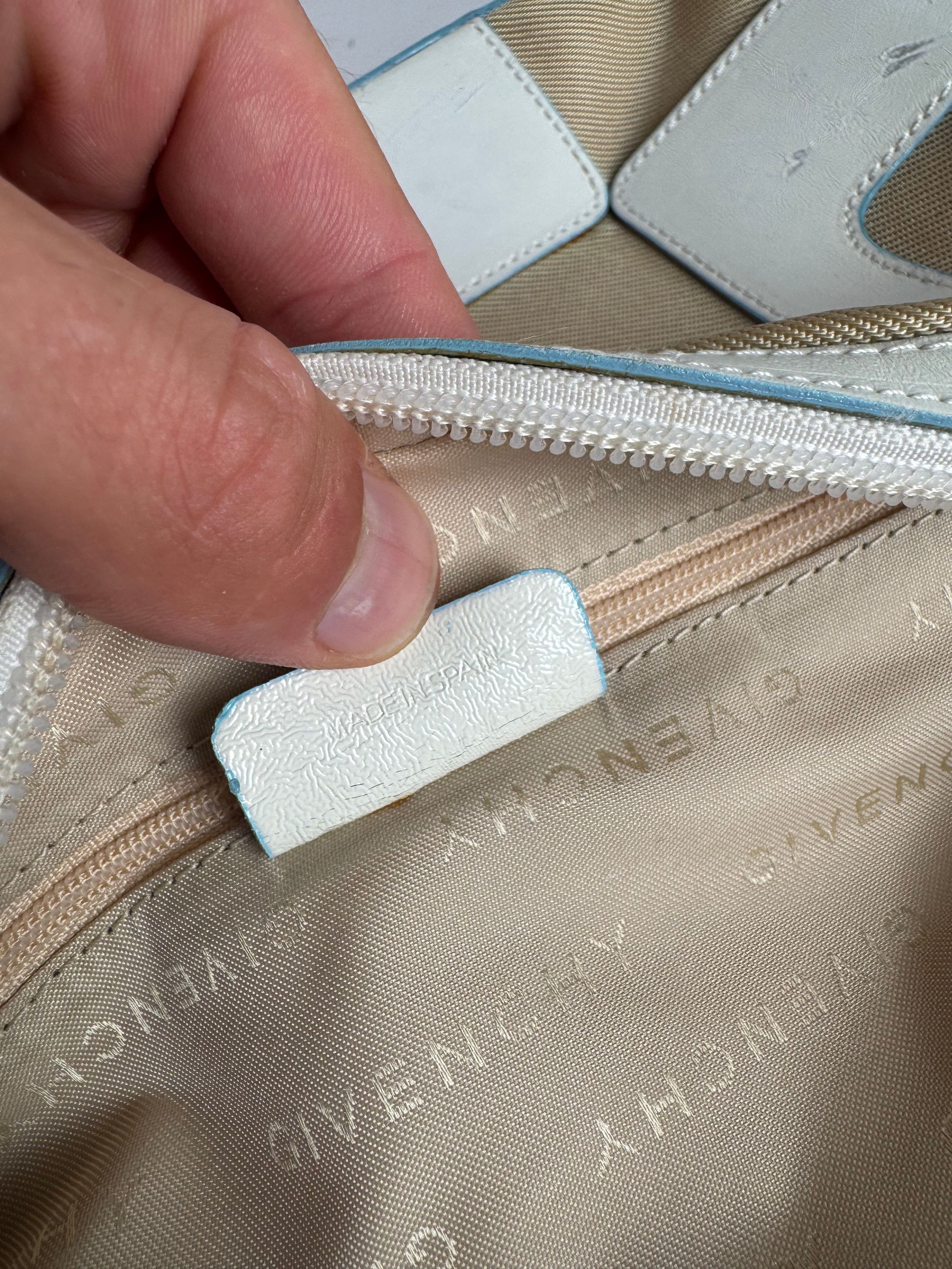Givenchy Vintage 4G leather cotton bag blue white beige Size ONE SIZE - 5 Thumbnail
