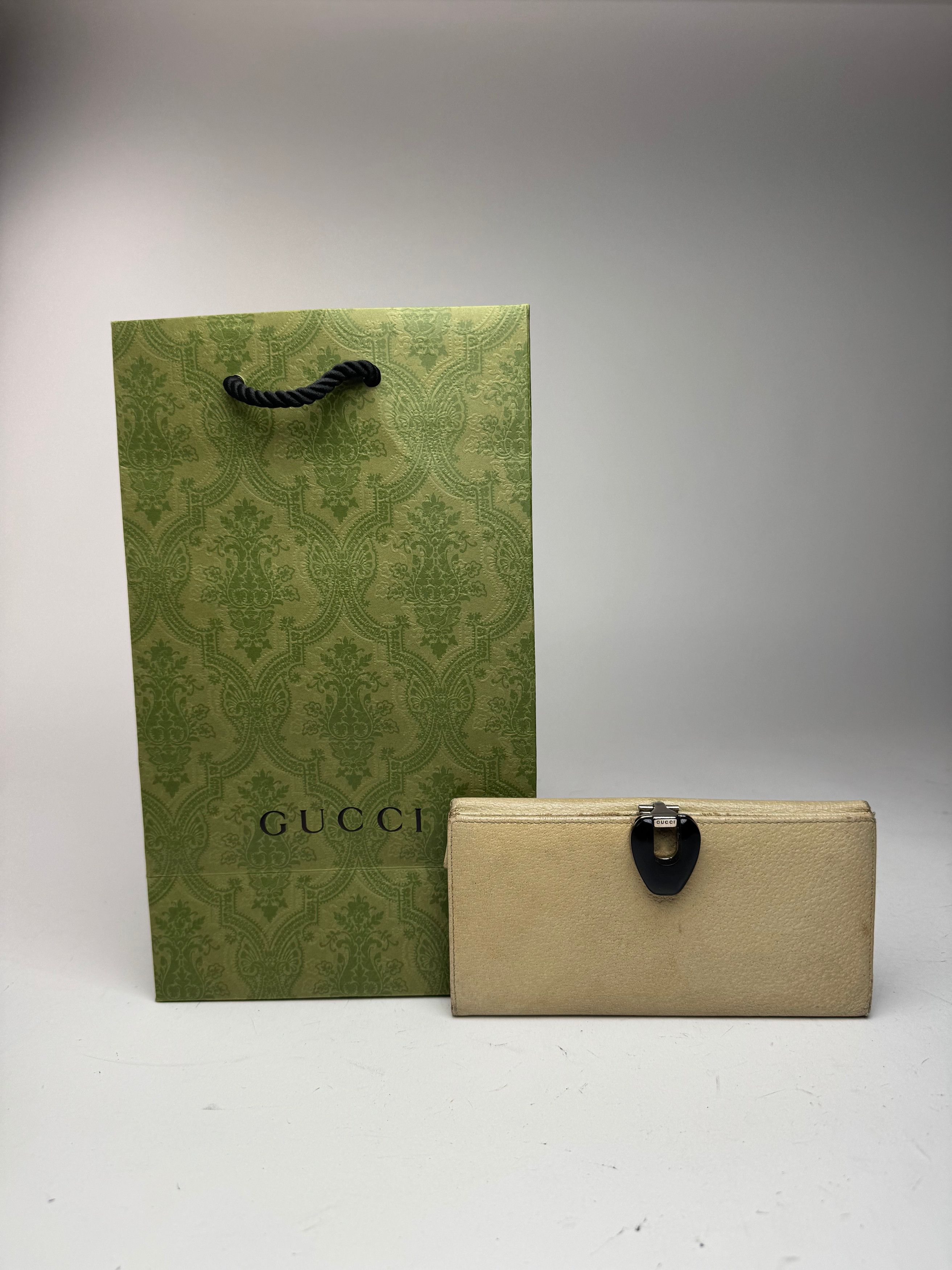 Gucci Vintage Leather wallet white Size ONE SIZE - 11 Thumbnail