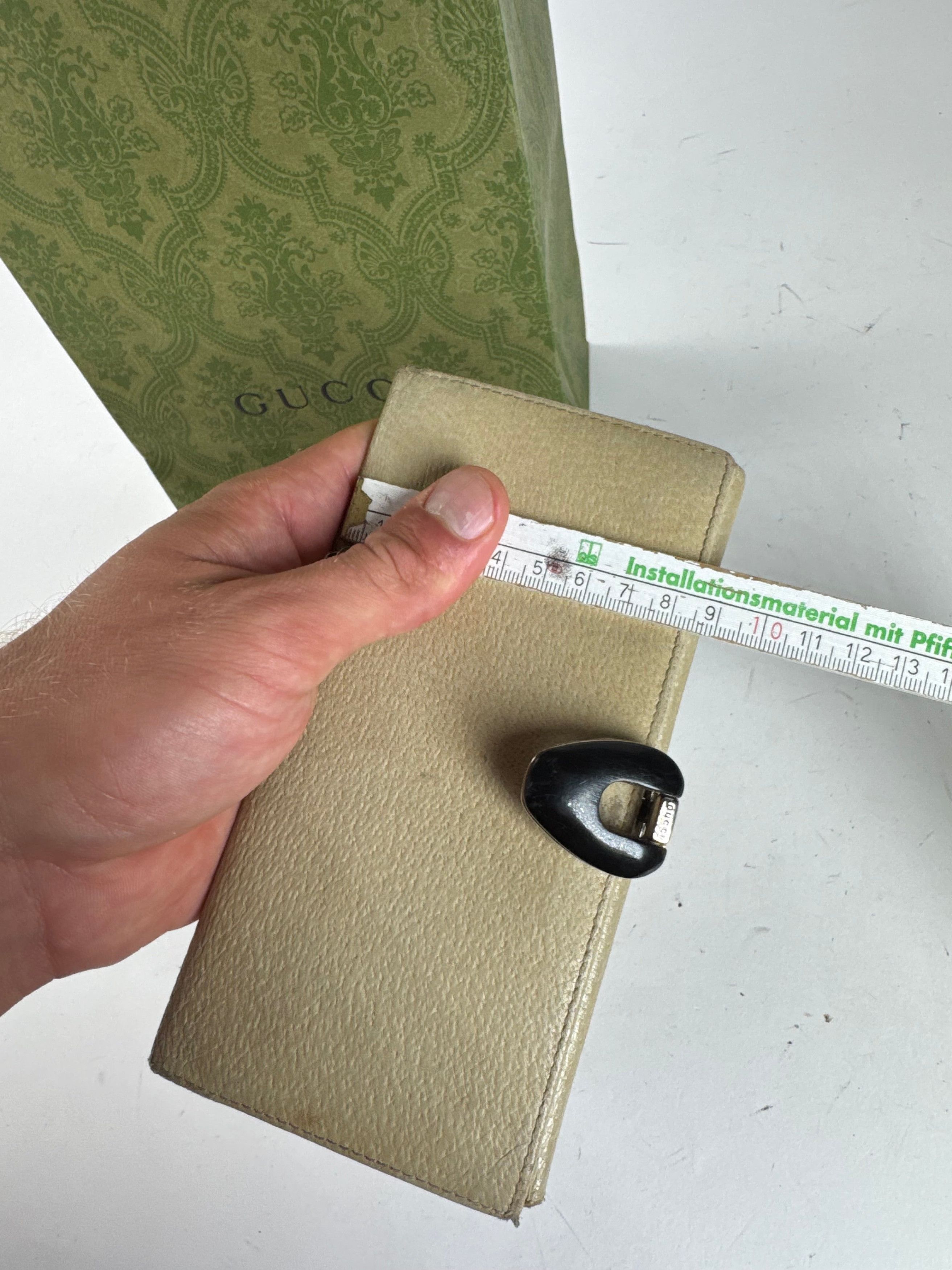 Gucci Vintage Leather wallet white Size ONE SIZE - 10 Thumbnail