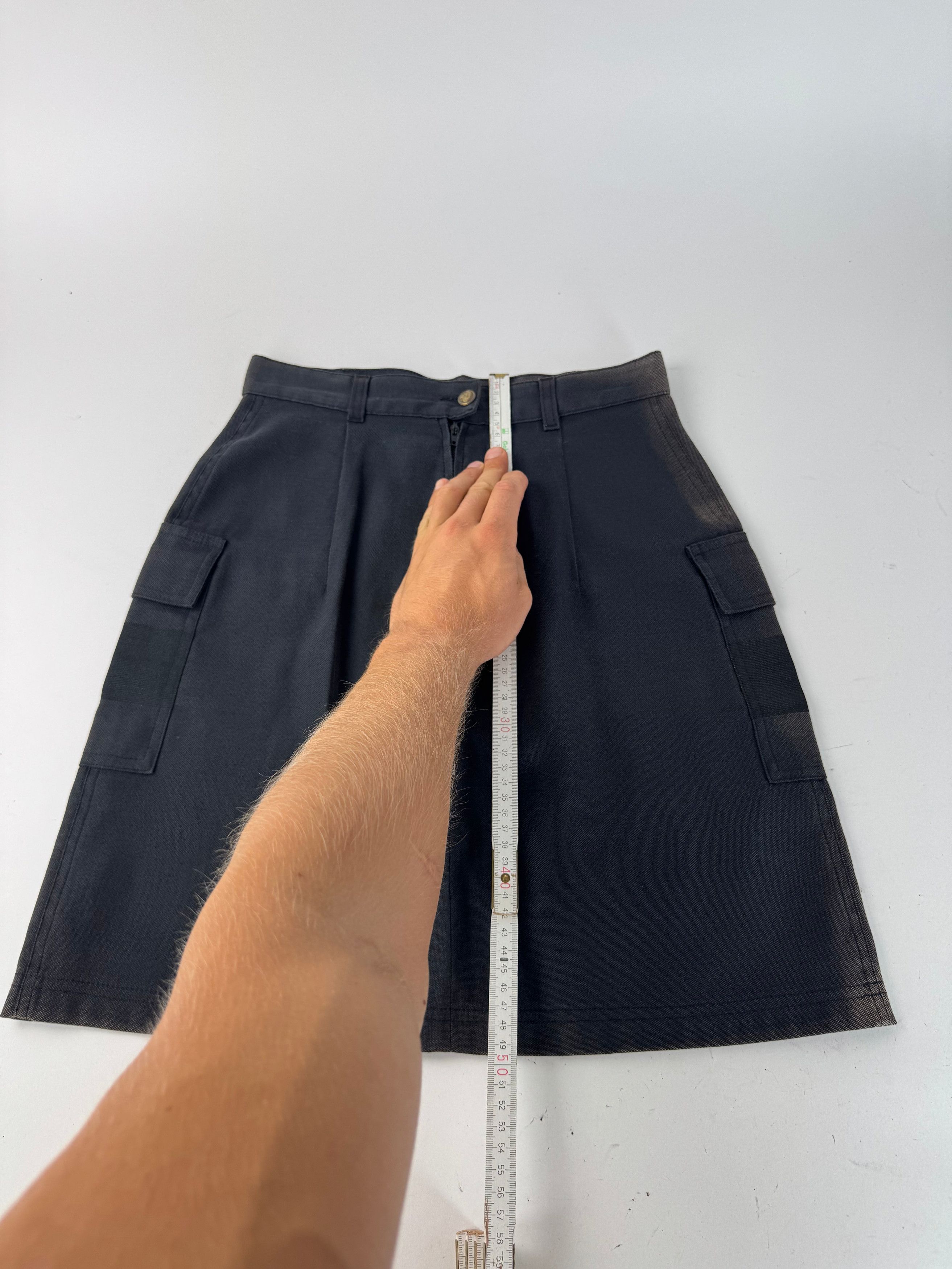 Fendi Vintage Roma Skirt Black M Size 26" / US 2 / IT 38 - 7 Thumbnail