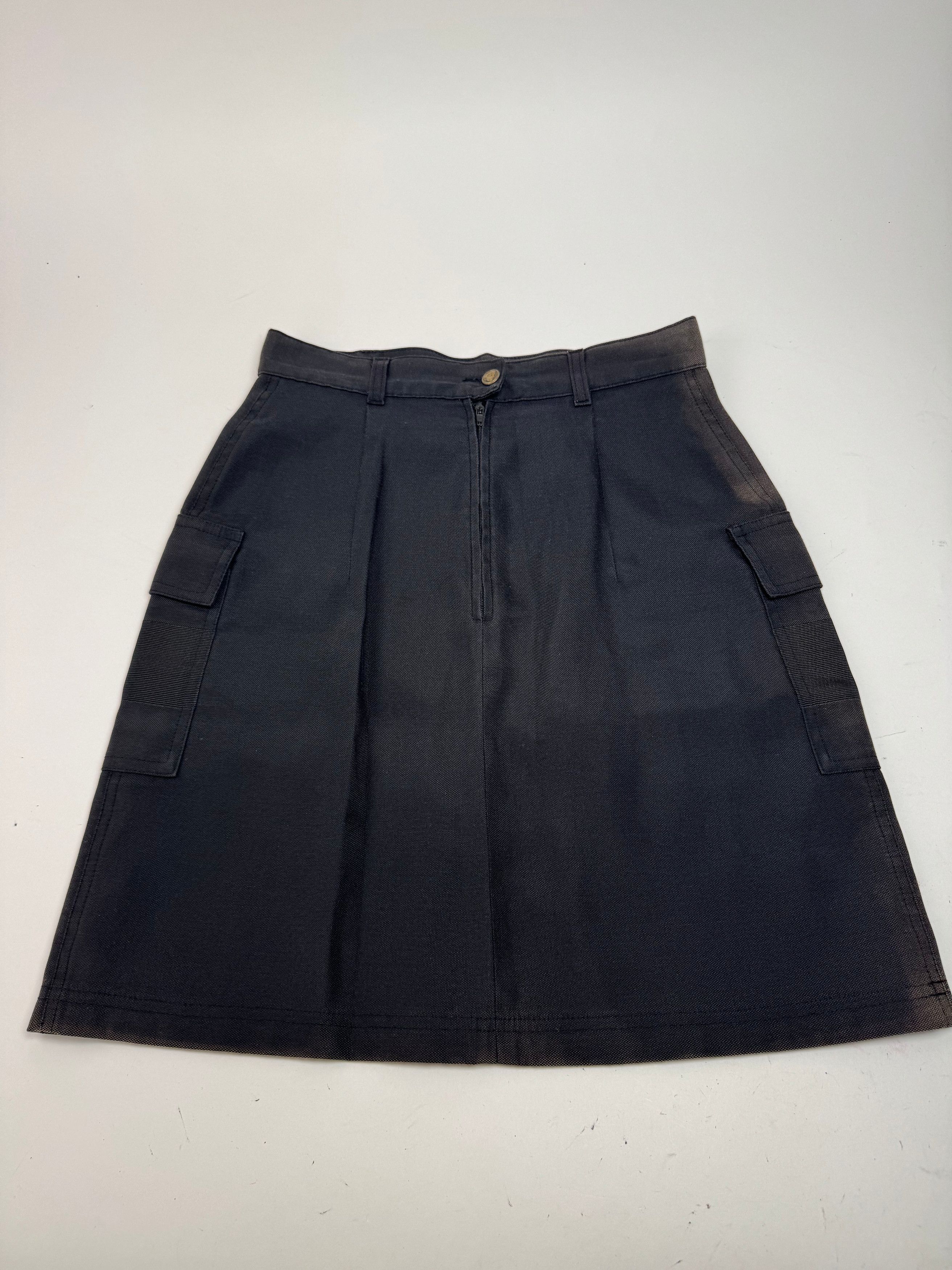 Fendi Vintage Roma Skirt Black M Size 26" / US 2 / IT 38 - 3 Thumbnail