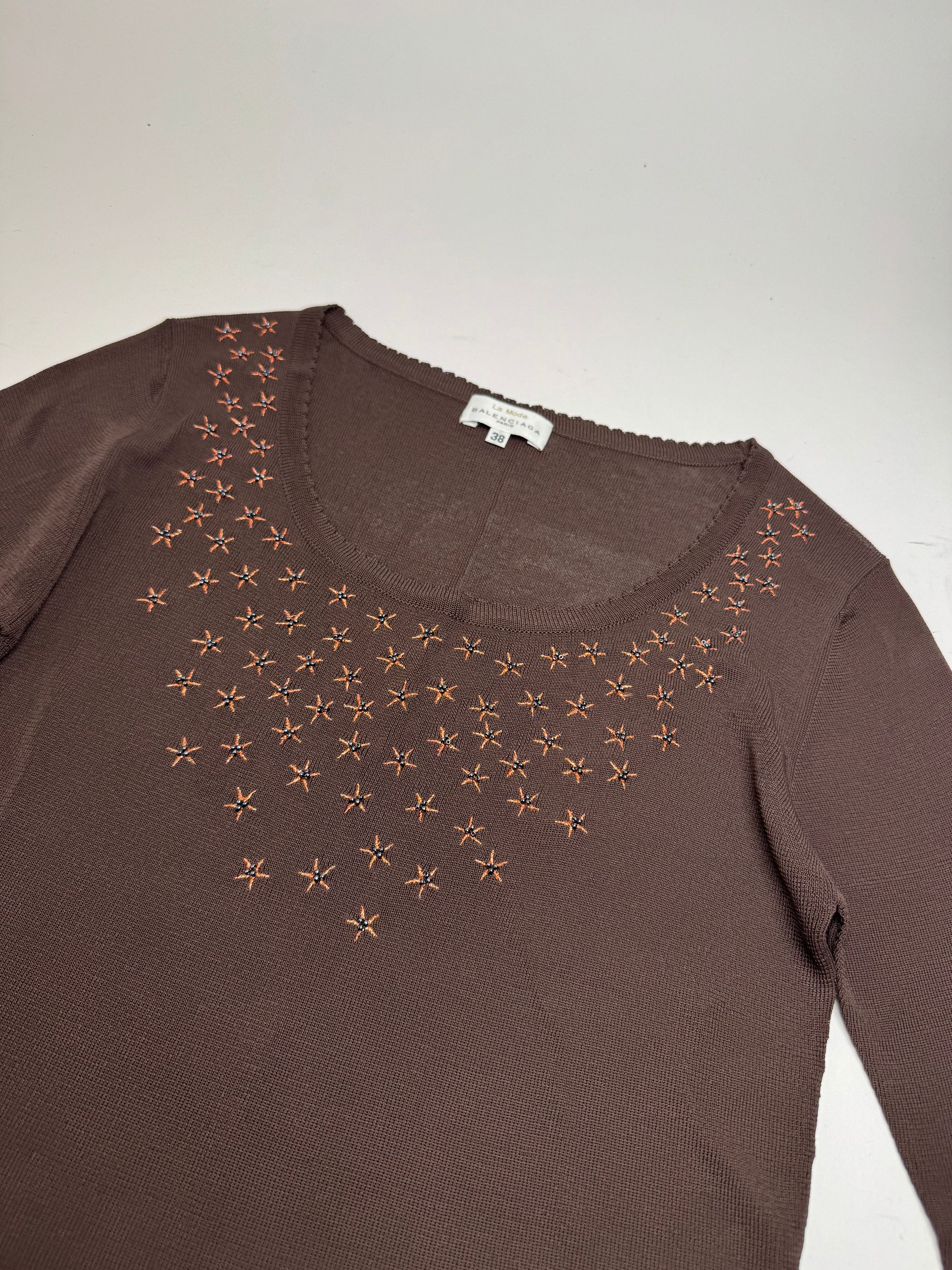 Balenciaga Vintage Shirt M Brown Size M / US 6-8 / IT 42-44 - 6 Thumbnail