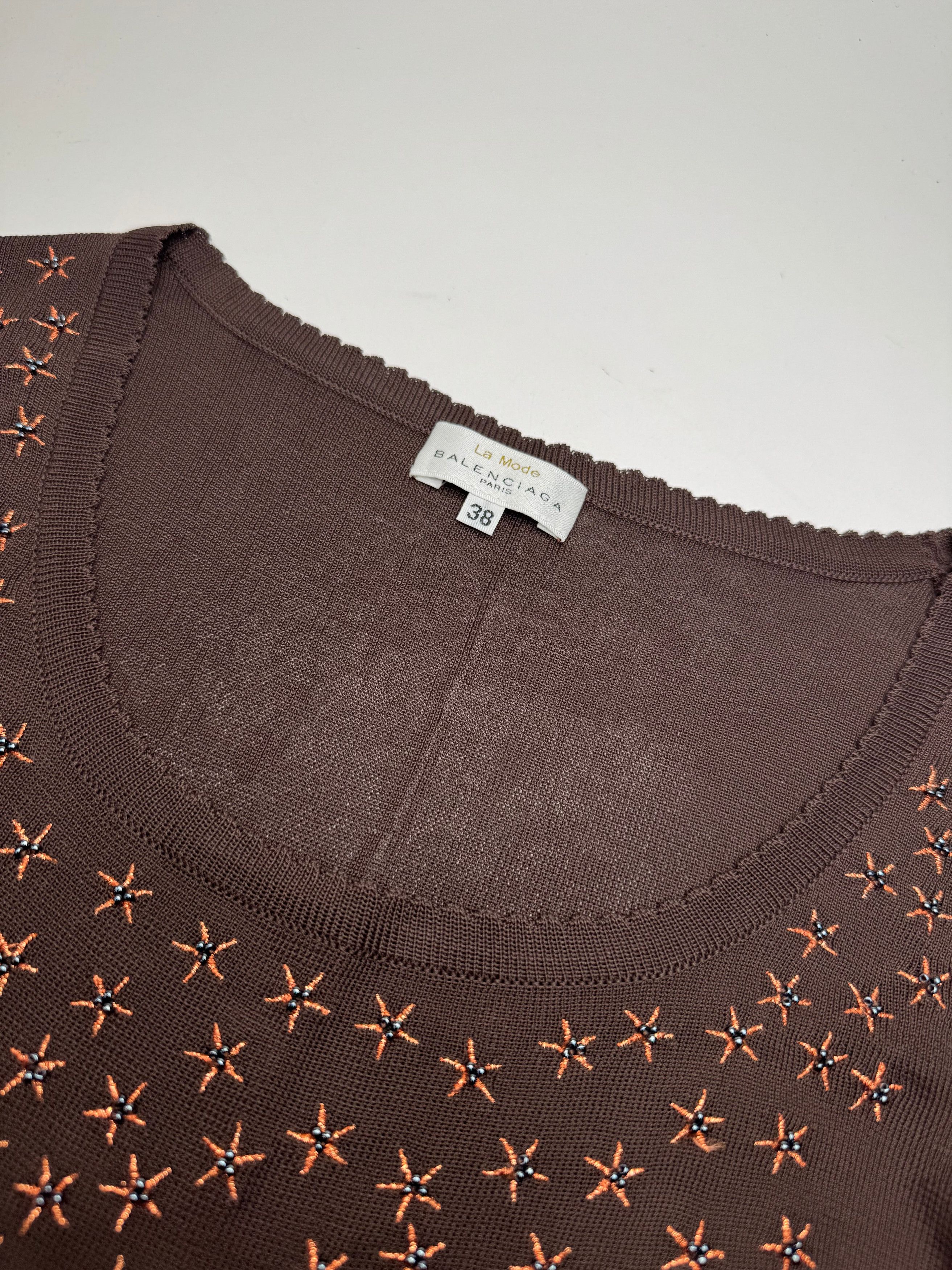 Balenciaga Vintage Shirt M Brown Size M / US 6-8 / IT 42-44 - 5 Thumbnail