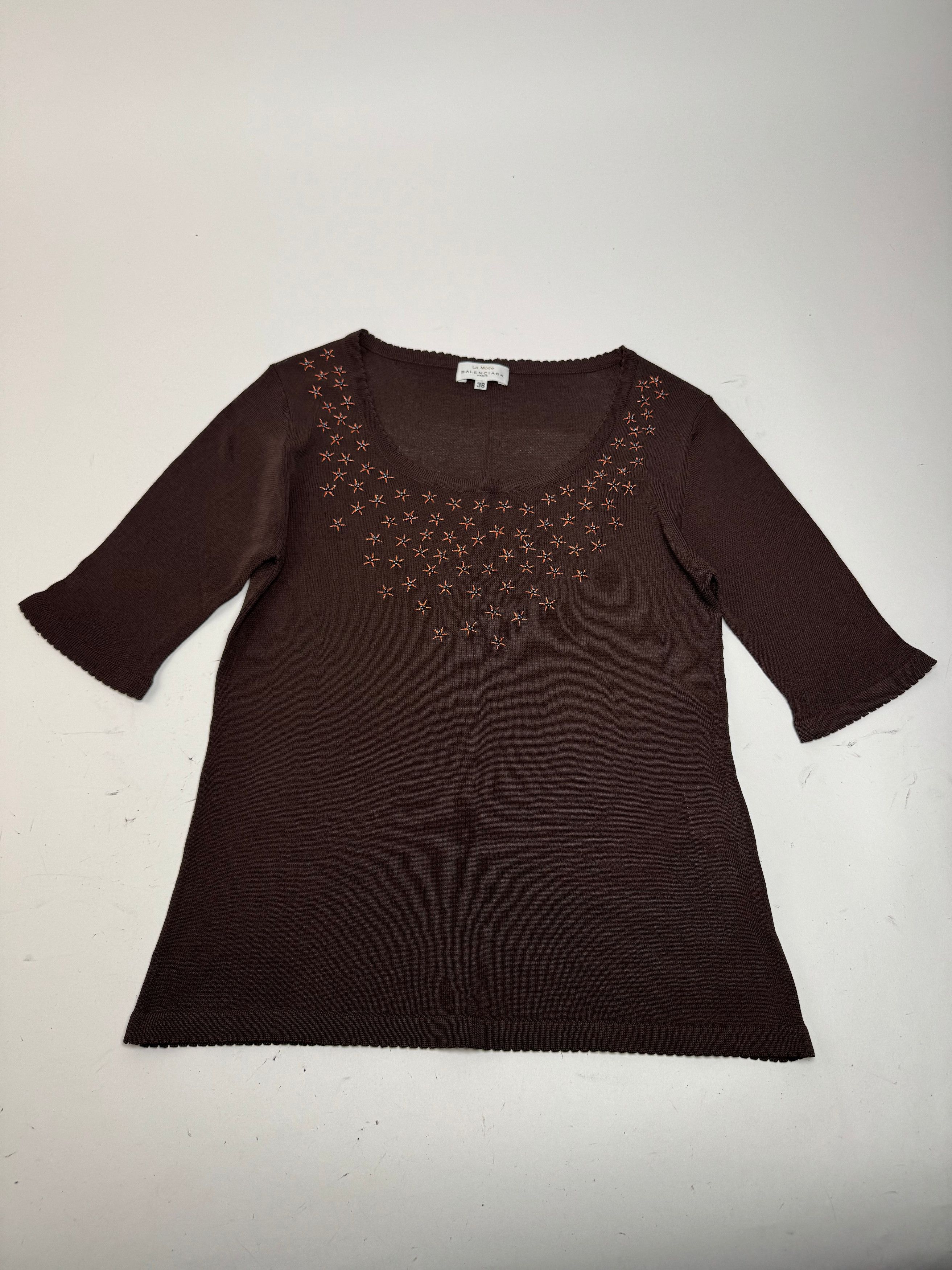 Balenciaga Vintage Shirt M Brown Size M / US 6-8 / IT 42-44 - 15 Thumbnail