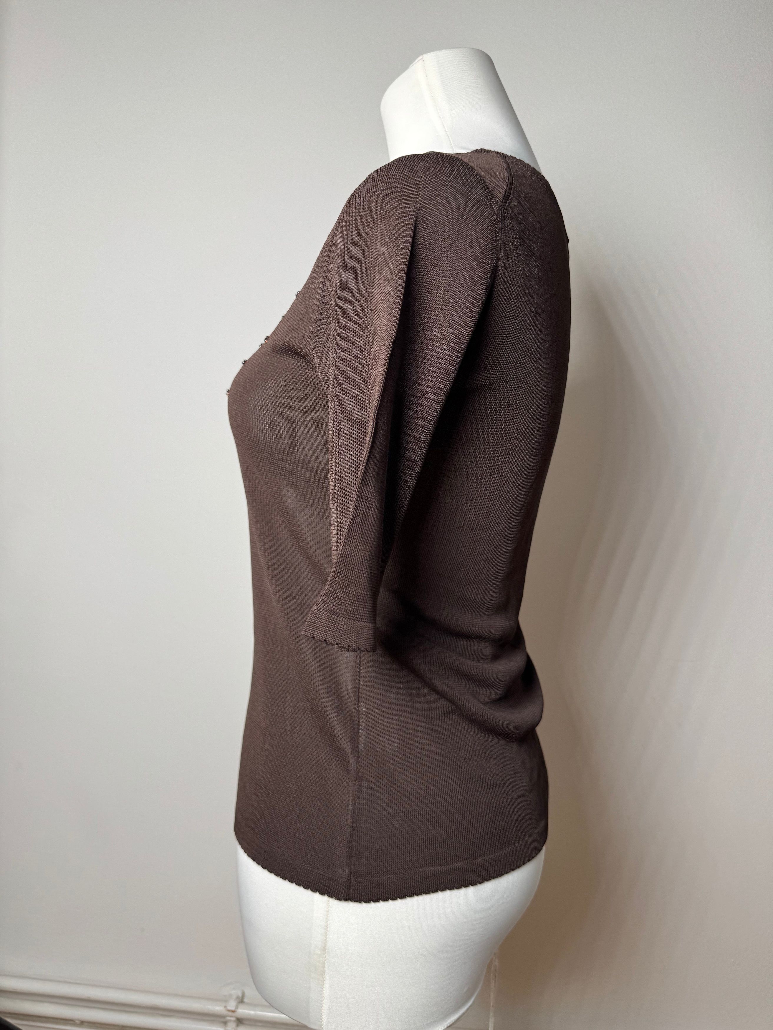 Balenciaga Vintage Shirt M Brown Size M / US 6-8 / IT 42-44 - 2 Thumbnail
