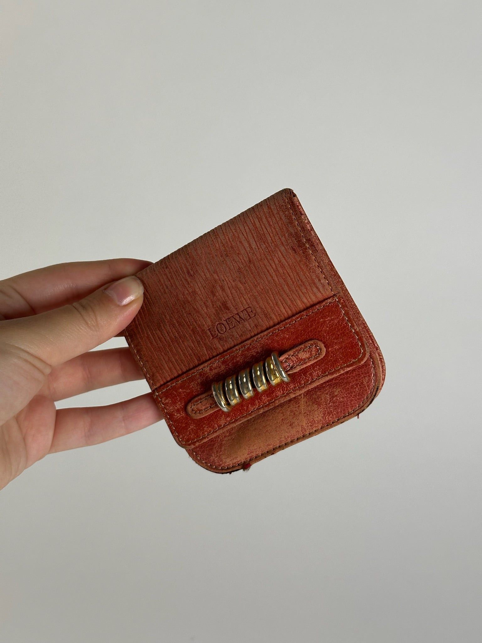 Other Vintage Loewe Madrid Coin Case orange Size ONE SIZE - 6 Thumbnail