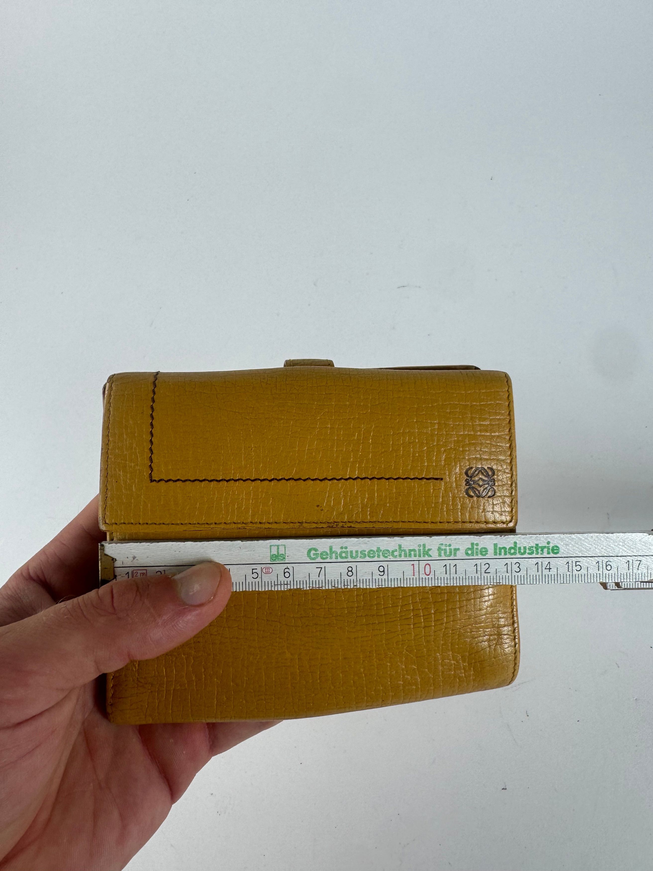 Loewe Vintage Leather wallet yellow Size ONE SIZE - 10 Thumbnail
