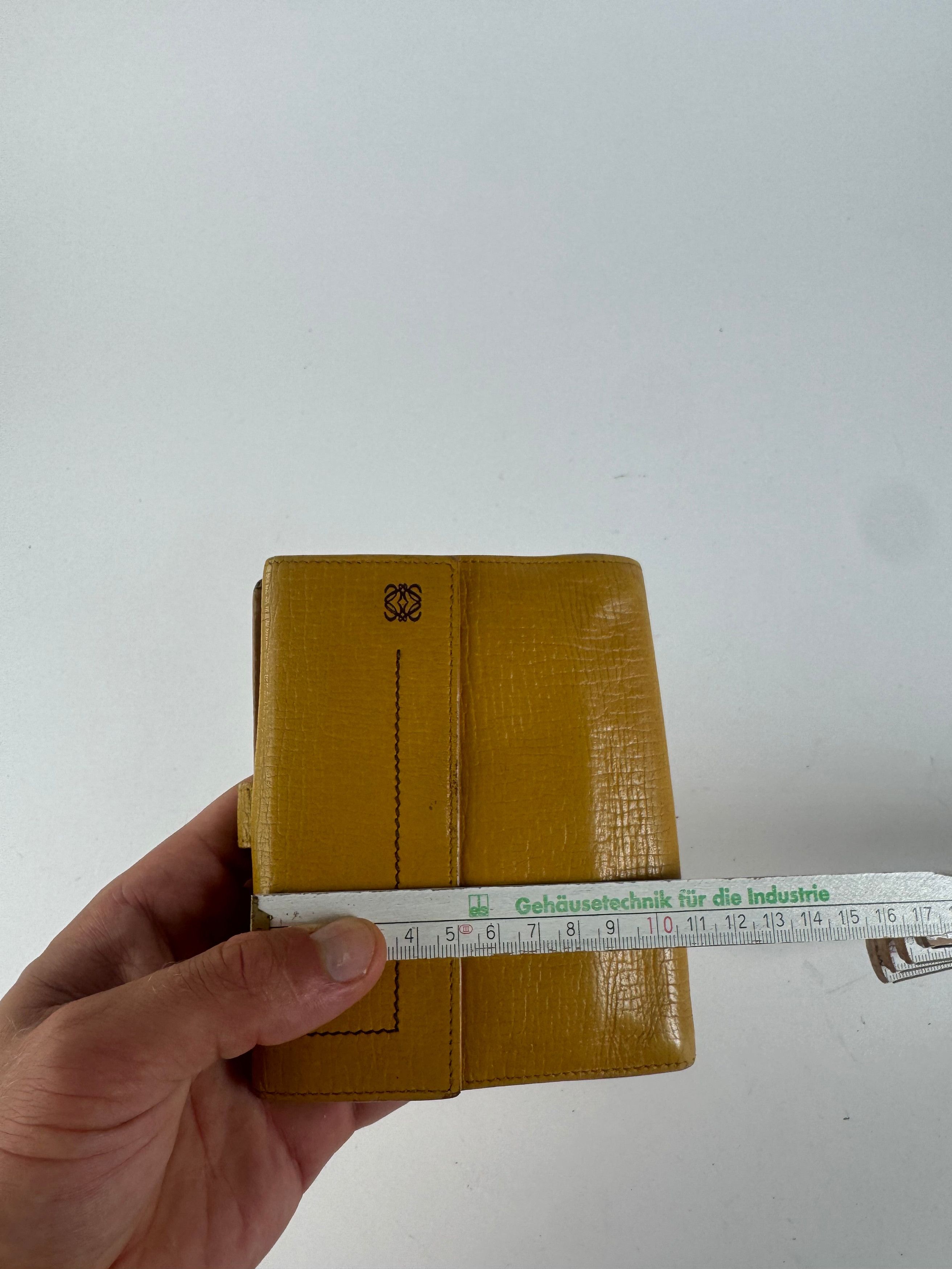 Loewe Vintage Leather wallet yellow Size ONE SIZE - 11 Thumbnail