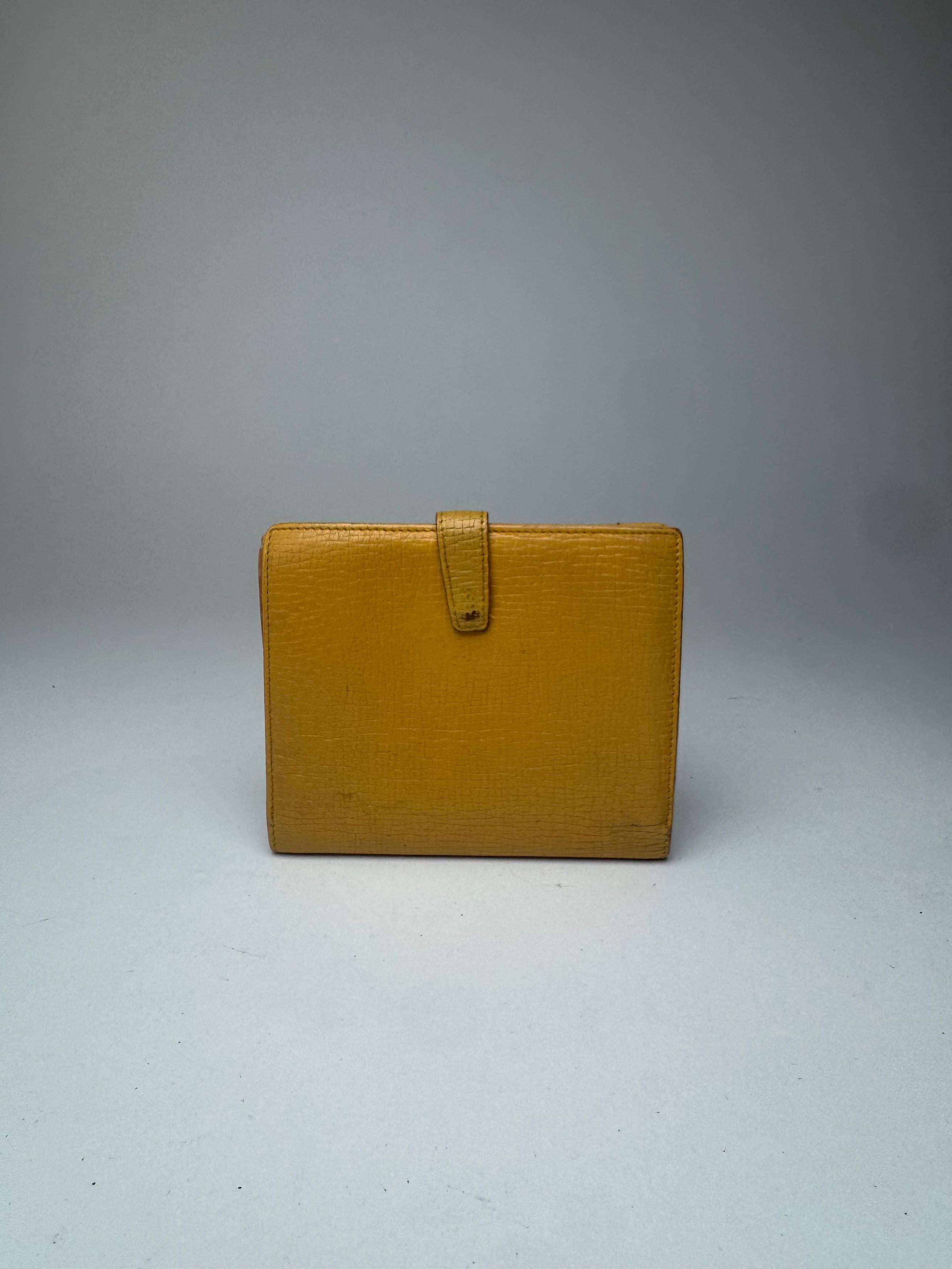 Loewe Vintage Leather wallet yellow Size ONE SIZE - 13 Thumbnail