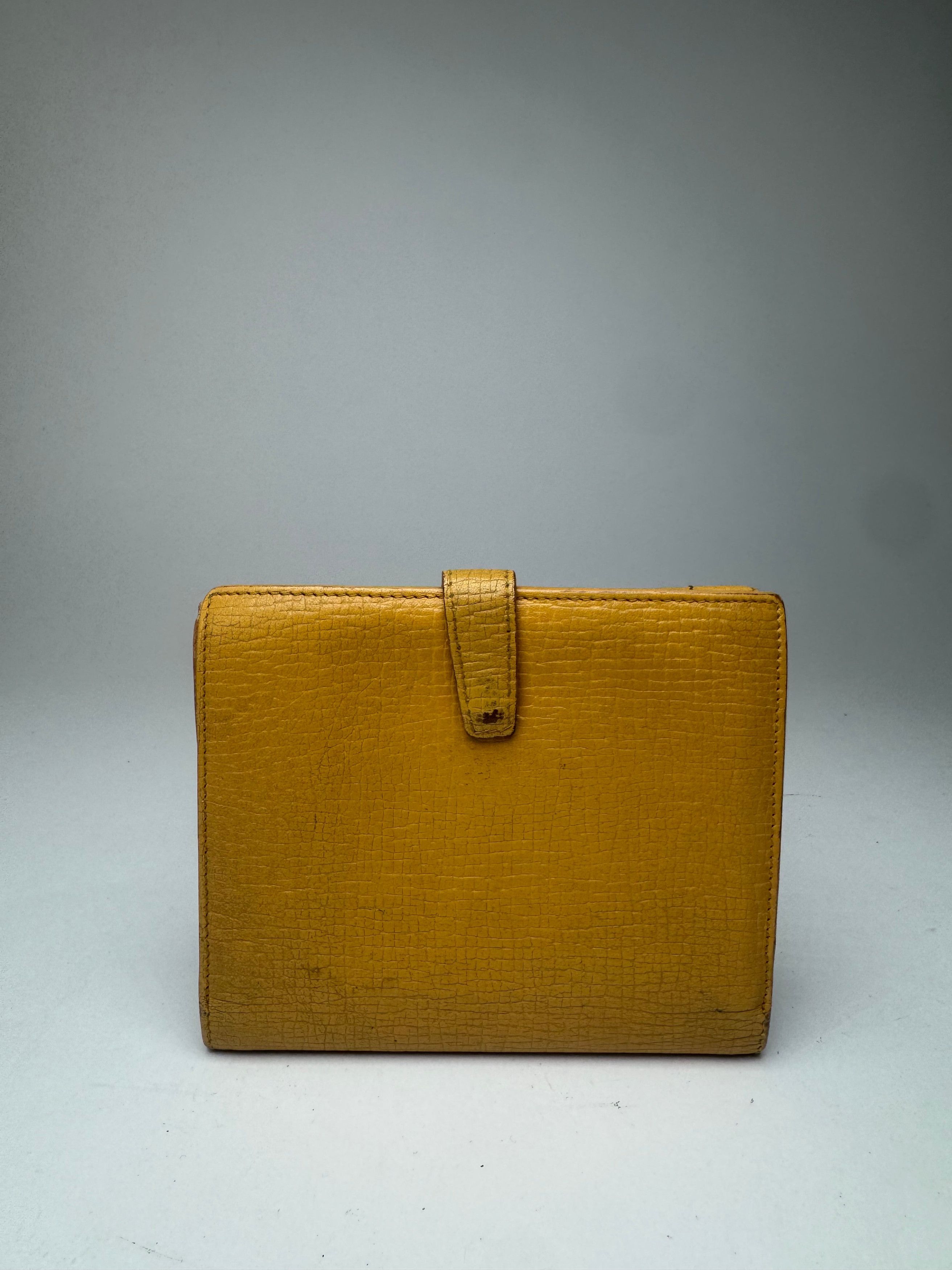 Loewe Vintage Leather wallet yellow Size ONE SIZE - 8 Thumbnail