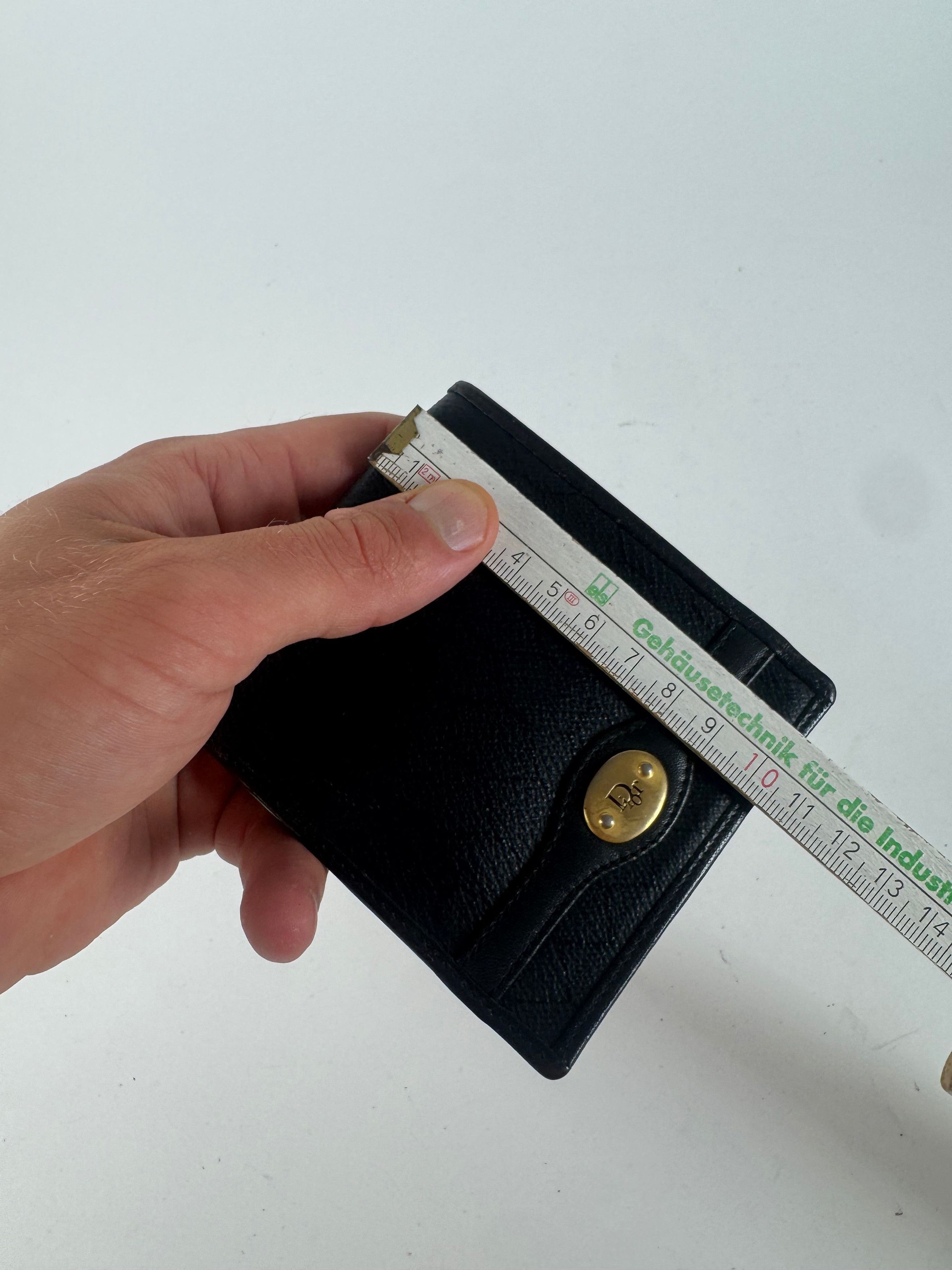 Dior Vintage Lether wallet Black Size ONE SIZE - 11 Thumbnail