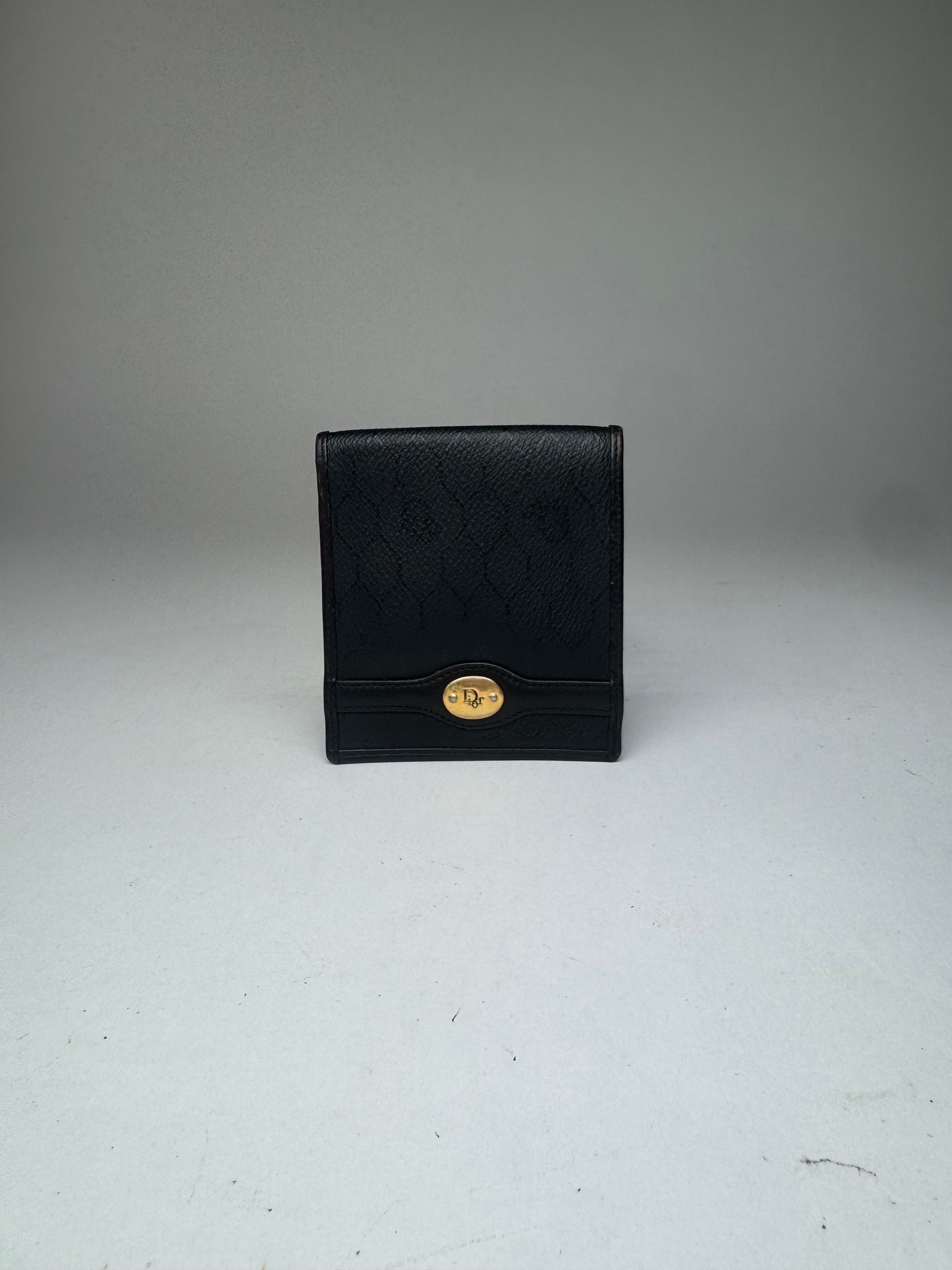 Dior Vintage Lether wallet Black Size ONE SIZE - 13 Thumbnail