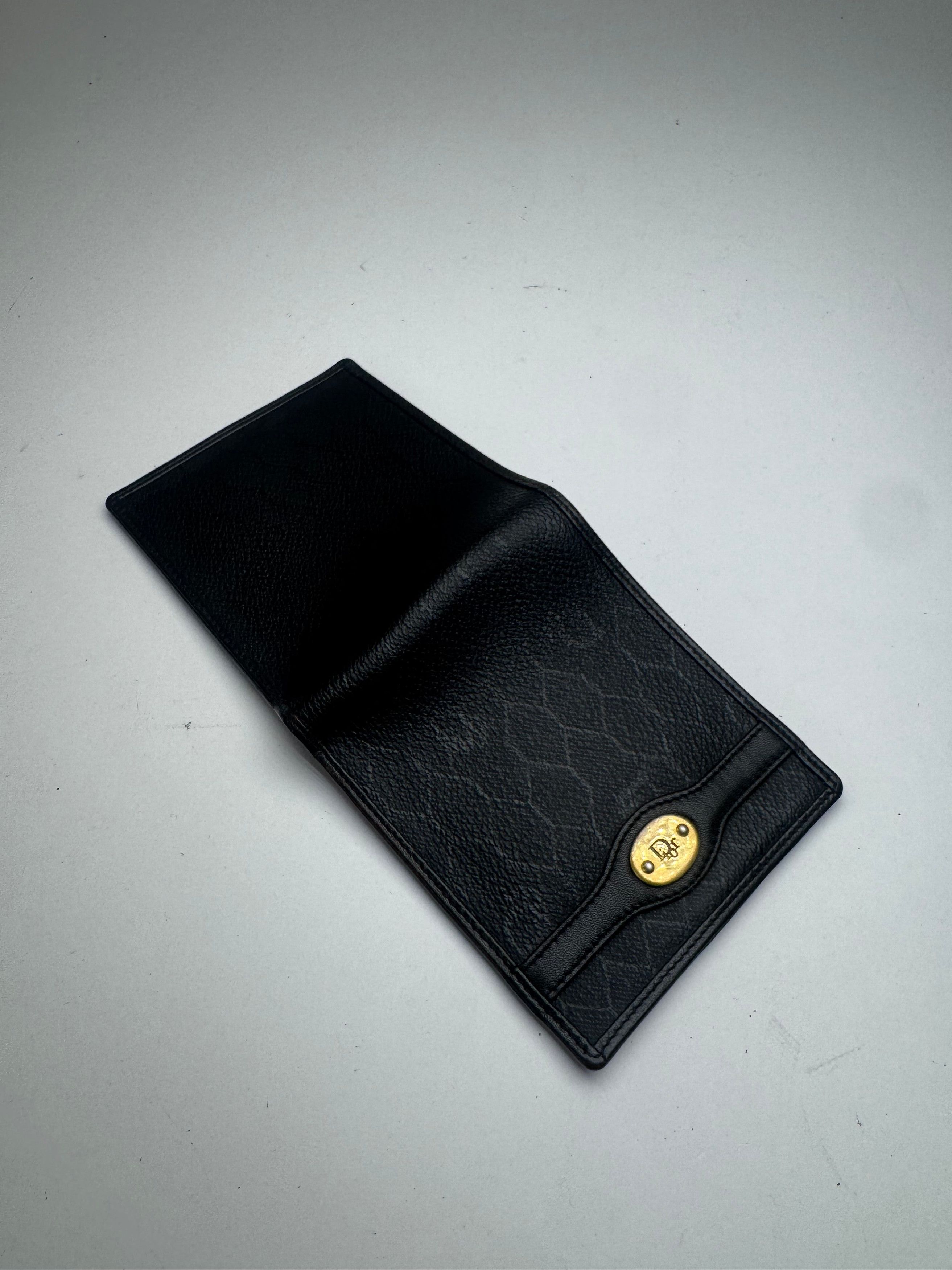 Dior Vintage Lether wallet Black Size ONE SIZE - 10 Thumbnail
