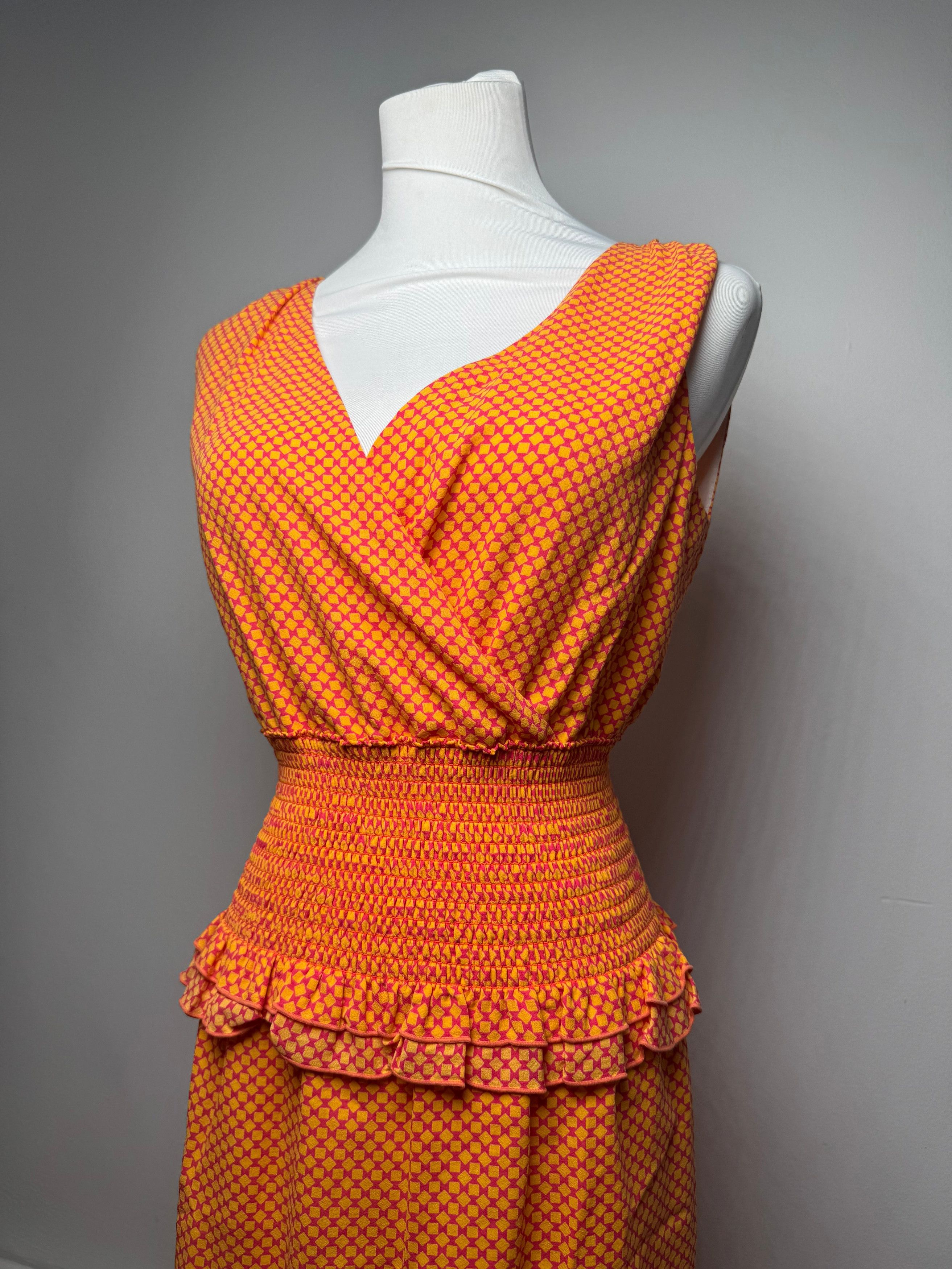 Givenchy Vintage Dress Orange M Size M / US 6-8 / IT 42-44 - 13 Thumbnail