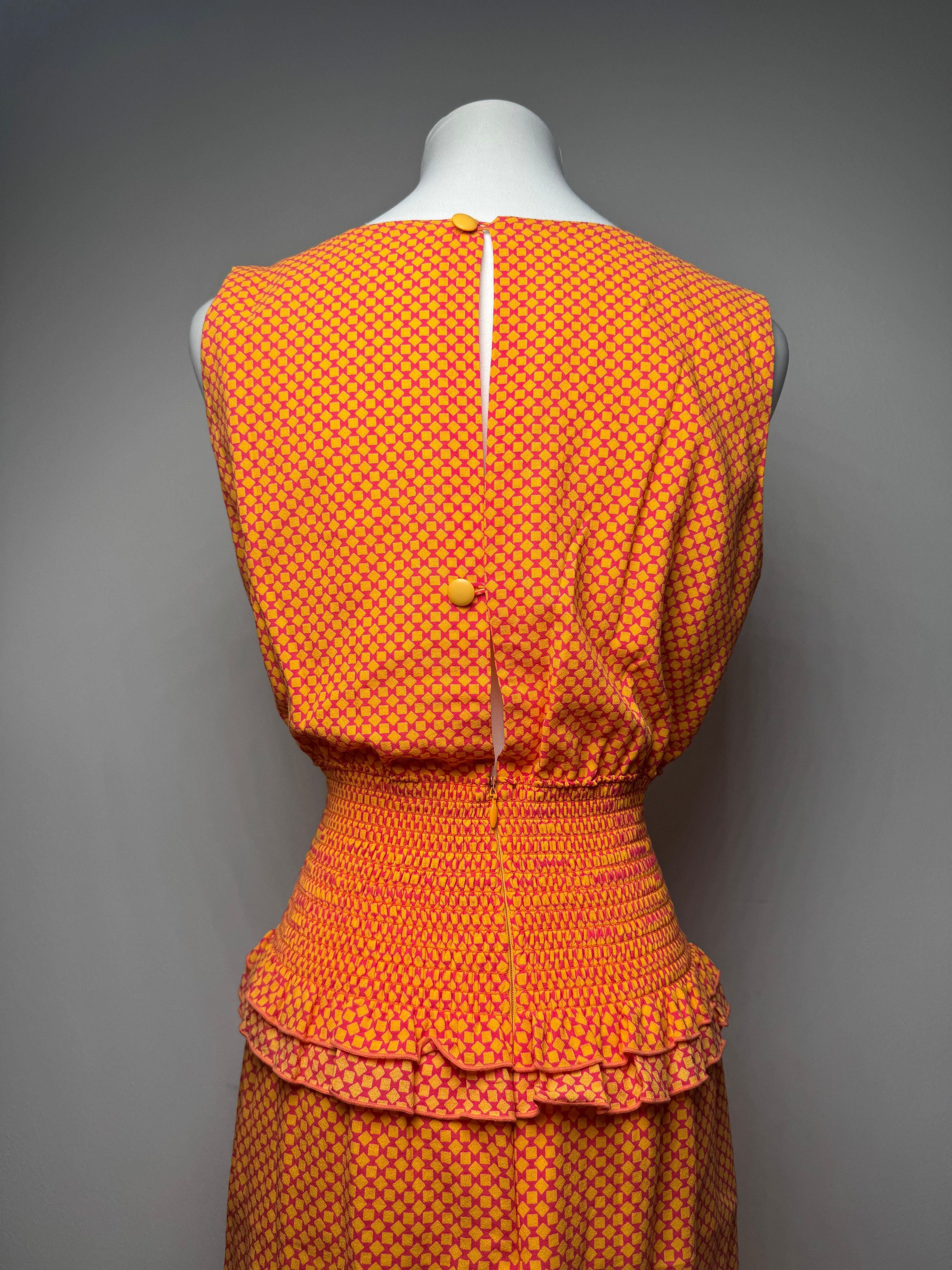Givenchy Vintage Dress Orange M Size M / US 6-8 / IT 42-44 - 15 Thumbnail