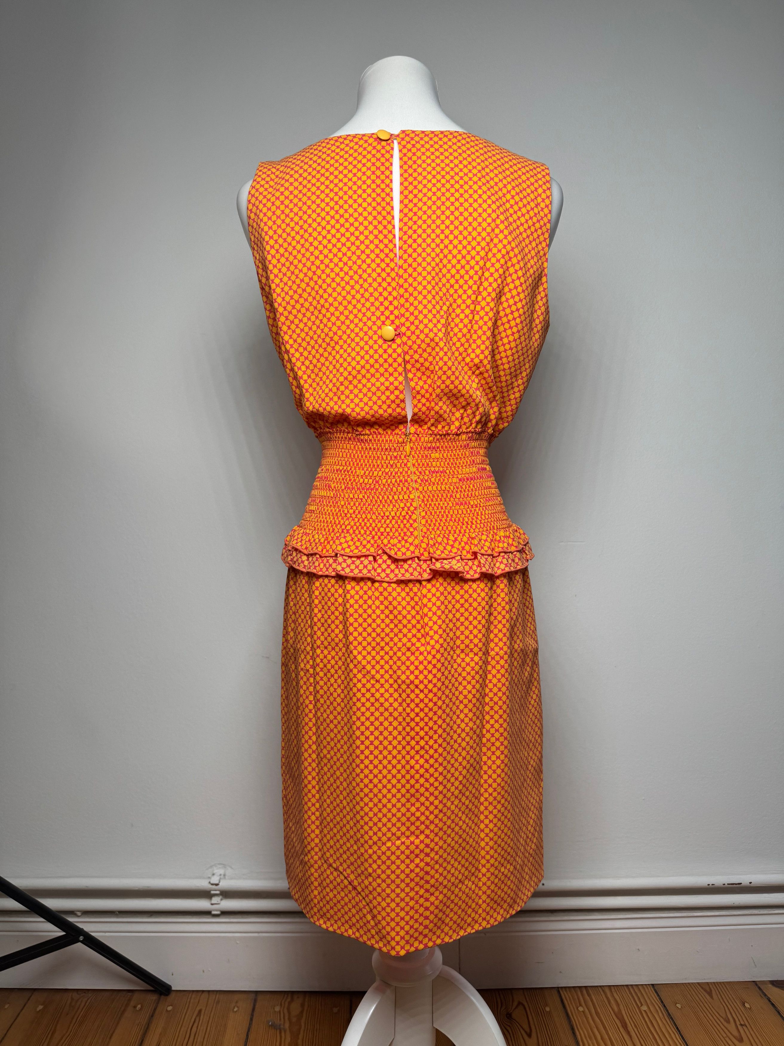 Givenchy Vintage Dress Orange M Size M / US 6-8 / IT 42-44 - 3 Thumbnail