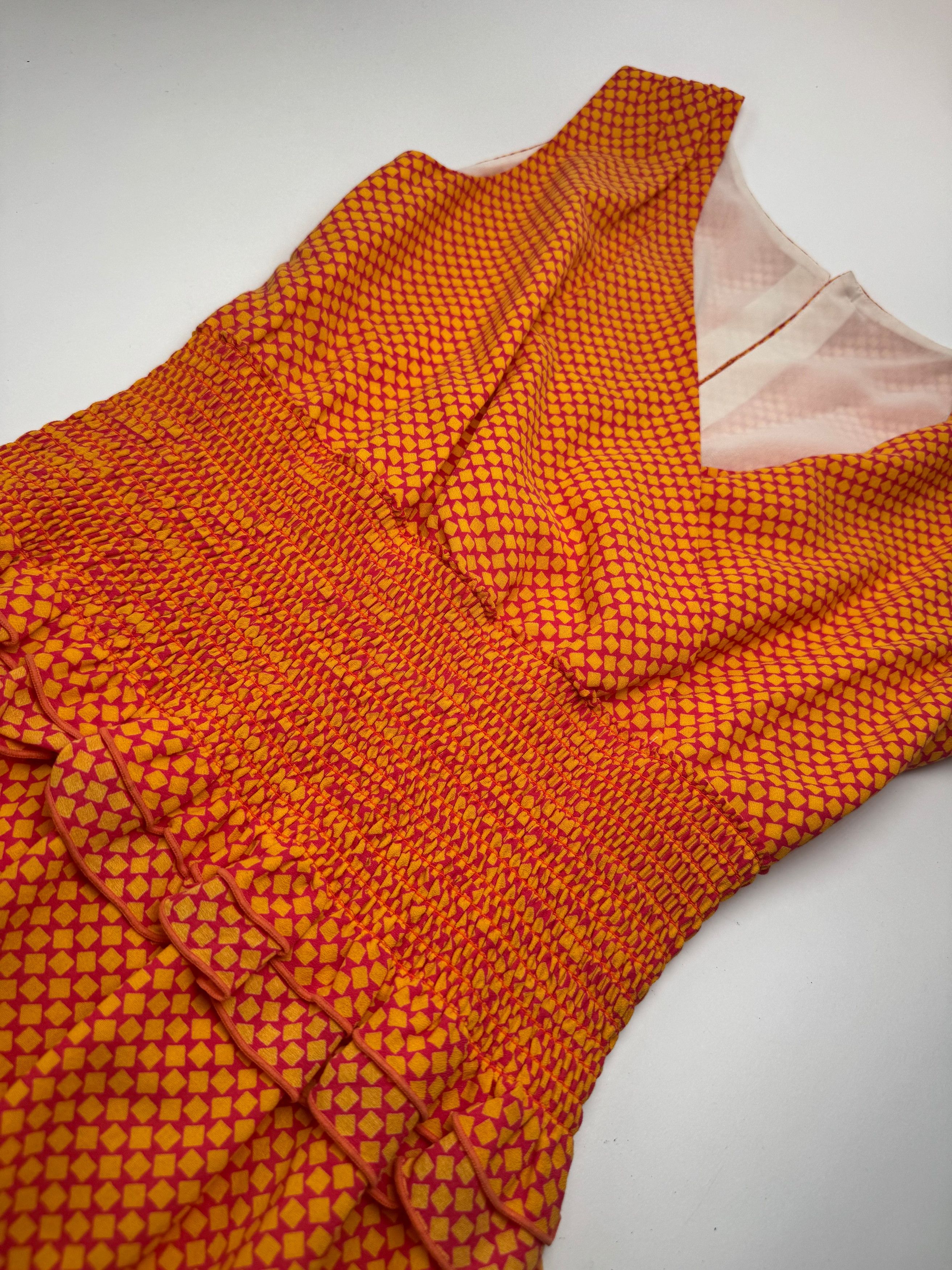Givenchy Vintage Dress Orange M Size M / US 6-8 / IT 42-44 - 5 Thumbnail