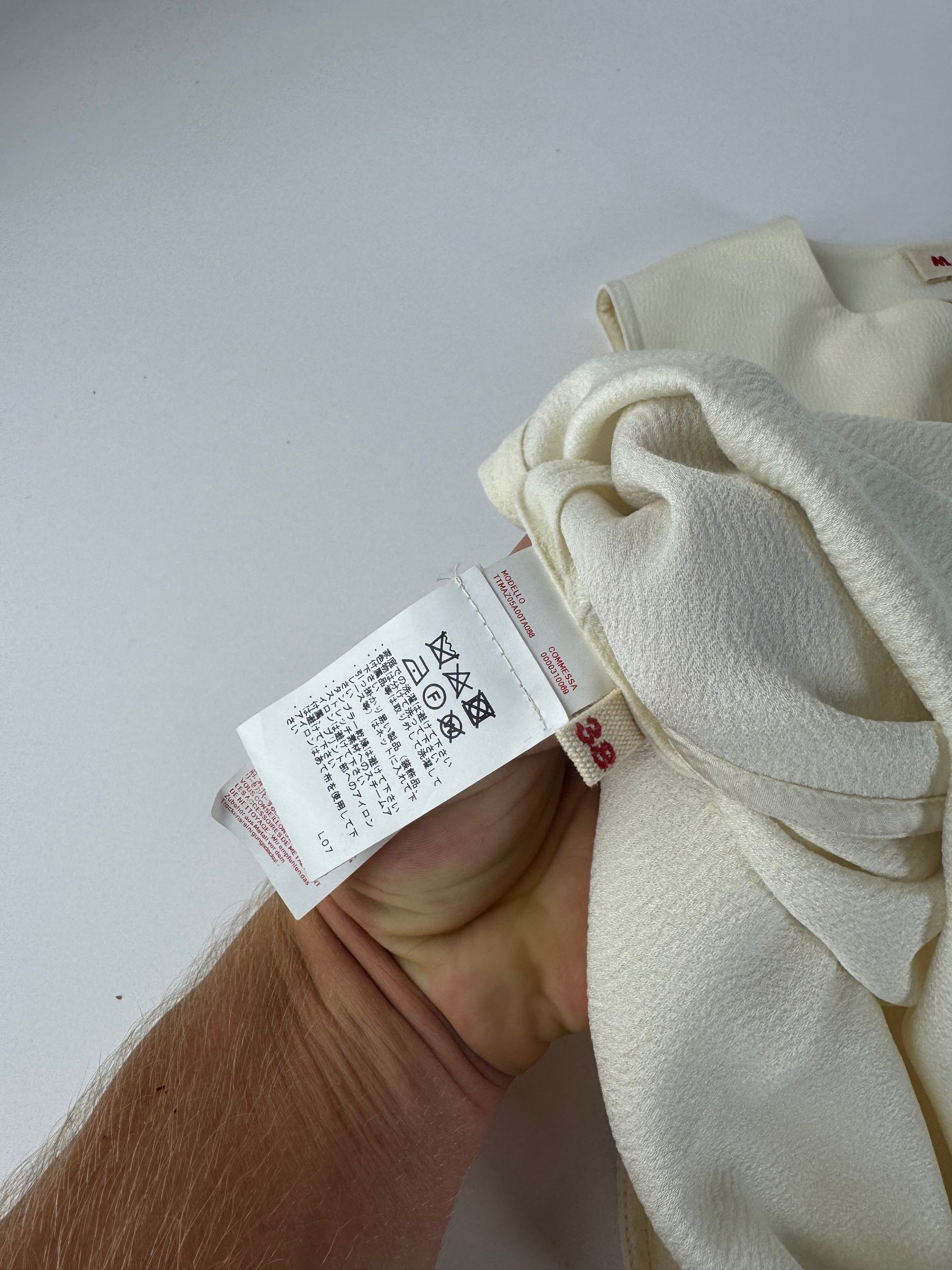 Marni Vintage Top White 38/M Size M / US 6-8 / IT 42-44 - 8 Thumbnail