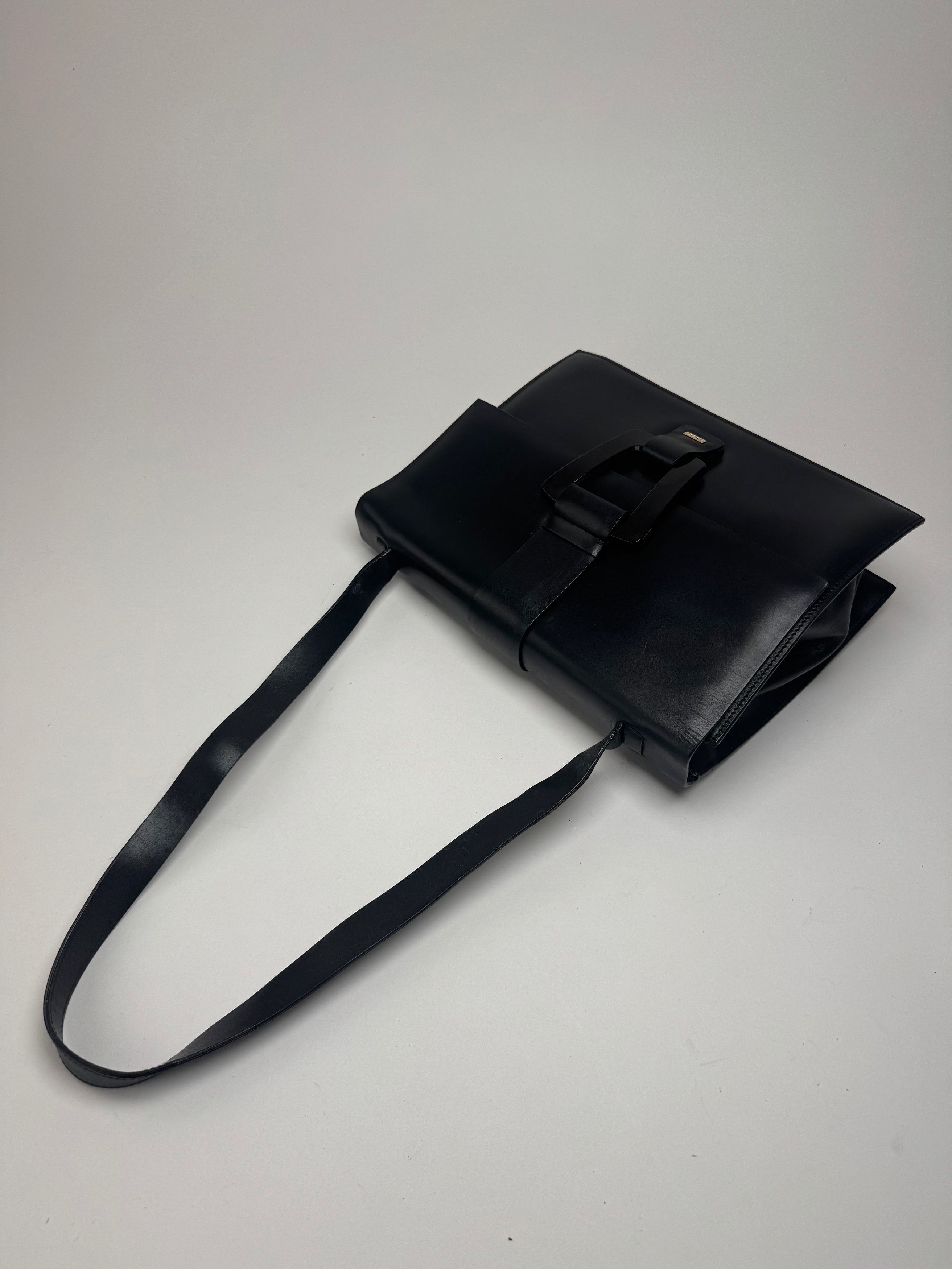 Gucci Vintage Leather Bag Black Size ONE SIZE - 9 Thumbnail