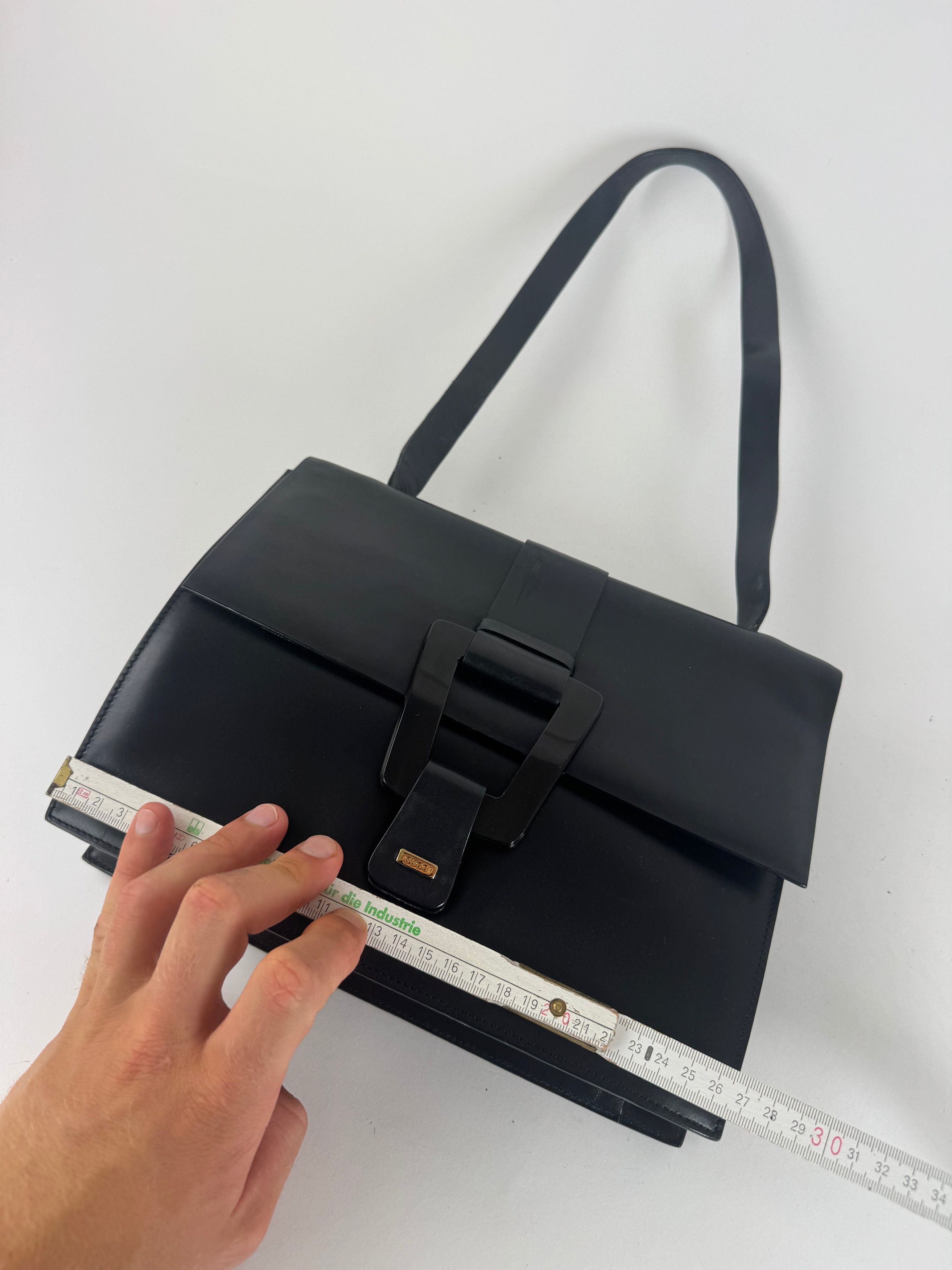 Gucci Vintage Leather Bag Black Size ONE SIZE - 12 Thumbnail