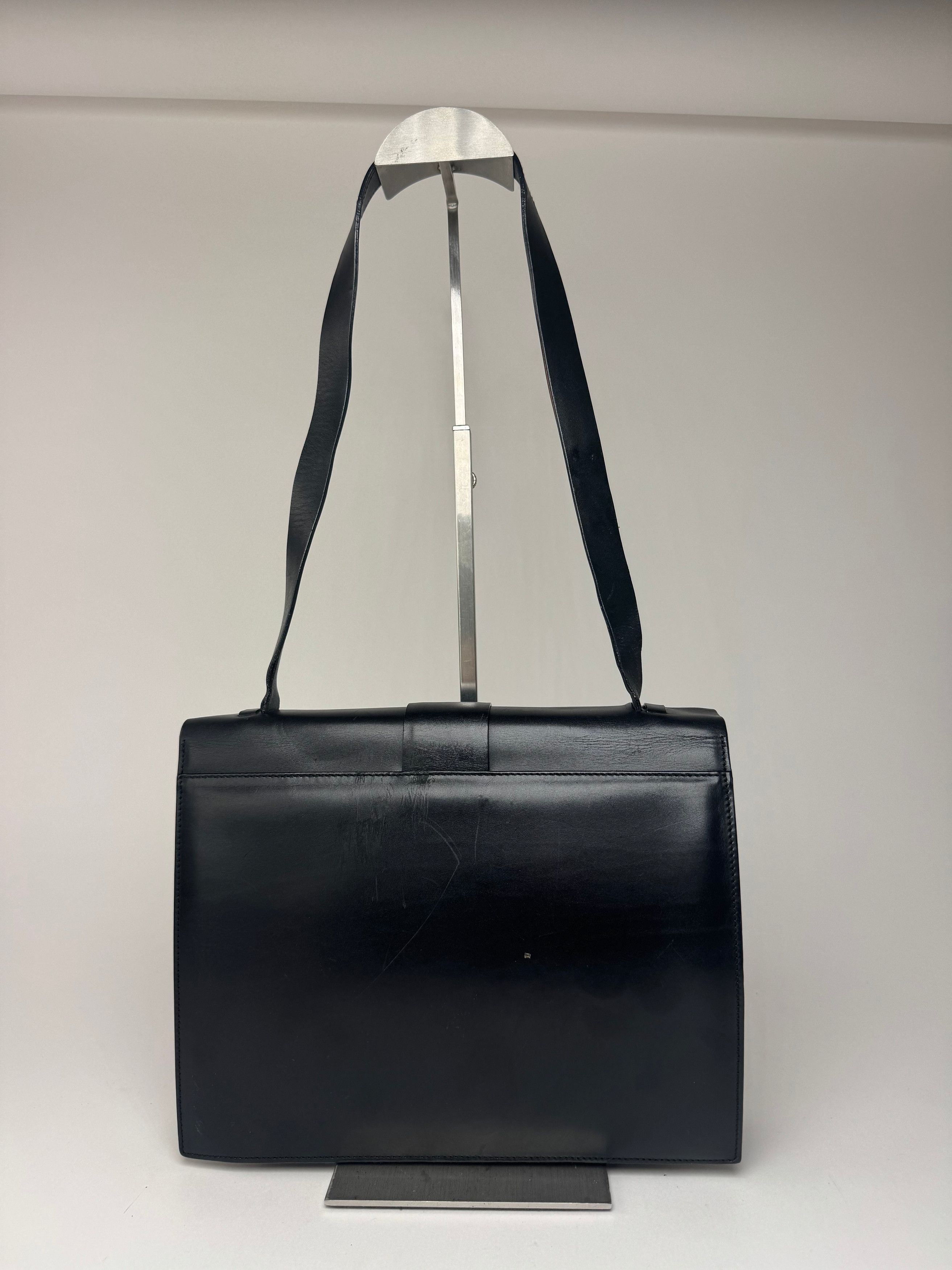 Gucci Vintage Leather Bag Black Size ONE SIZE - 15 Thumbnail