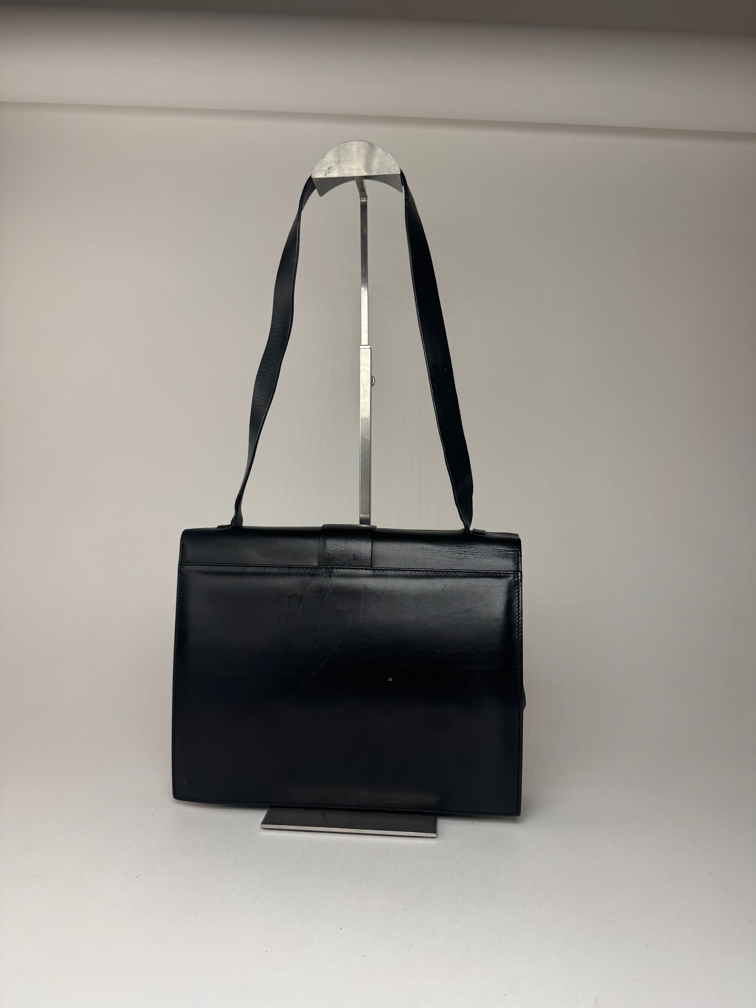 Gucci Vintage Leather Bag Black Size ONE SIZE - 2 Thumbnail