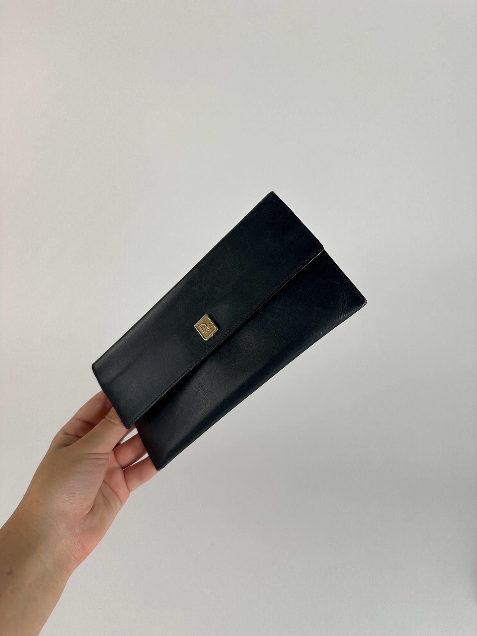 Dior Vintage Leather wallet Black Size ONE SIZE - 10 Thumbnail
