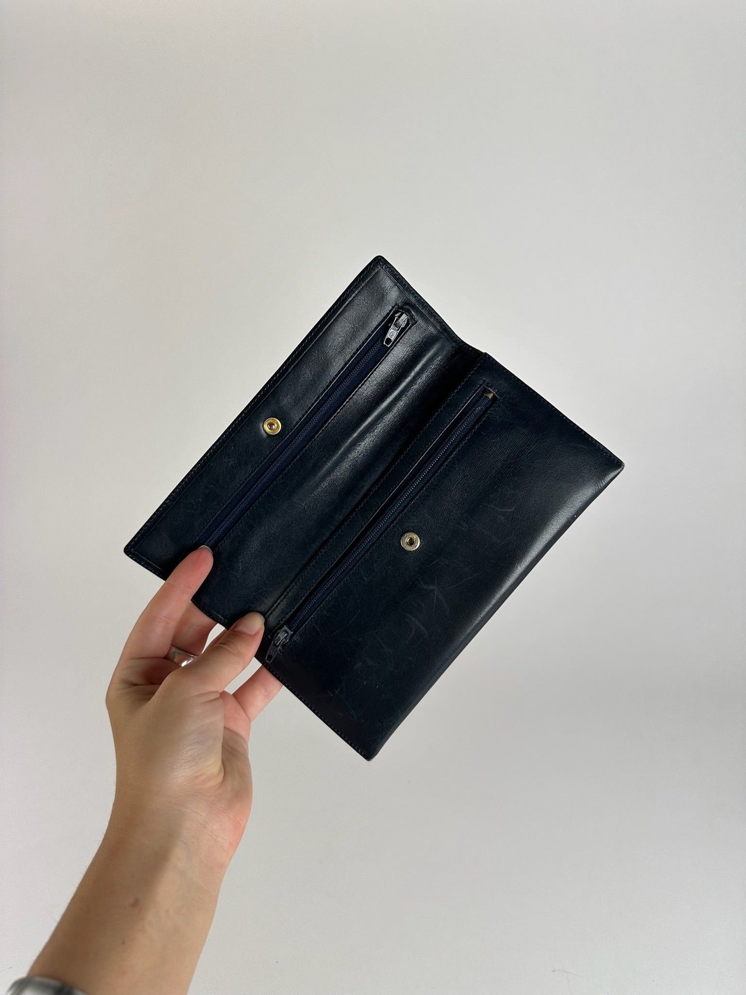 Dior Vintage Leather wallet Black Size ONE SIZE - 9 Thumbnail