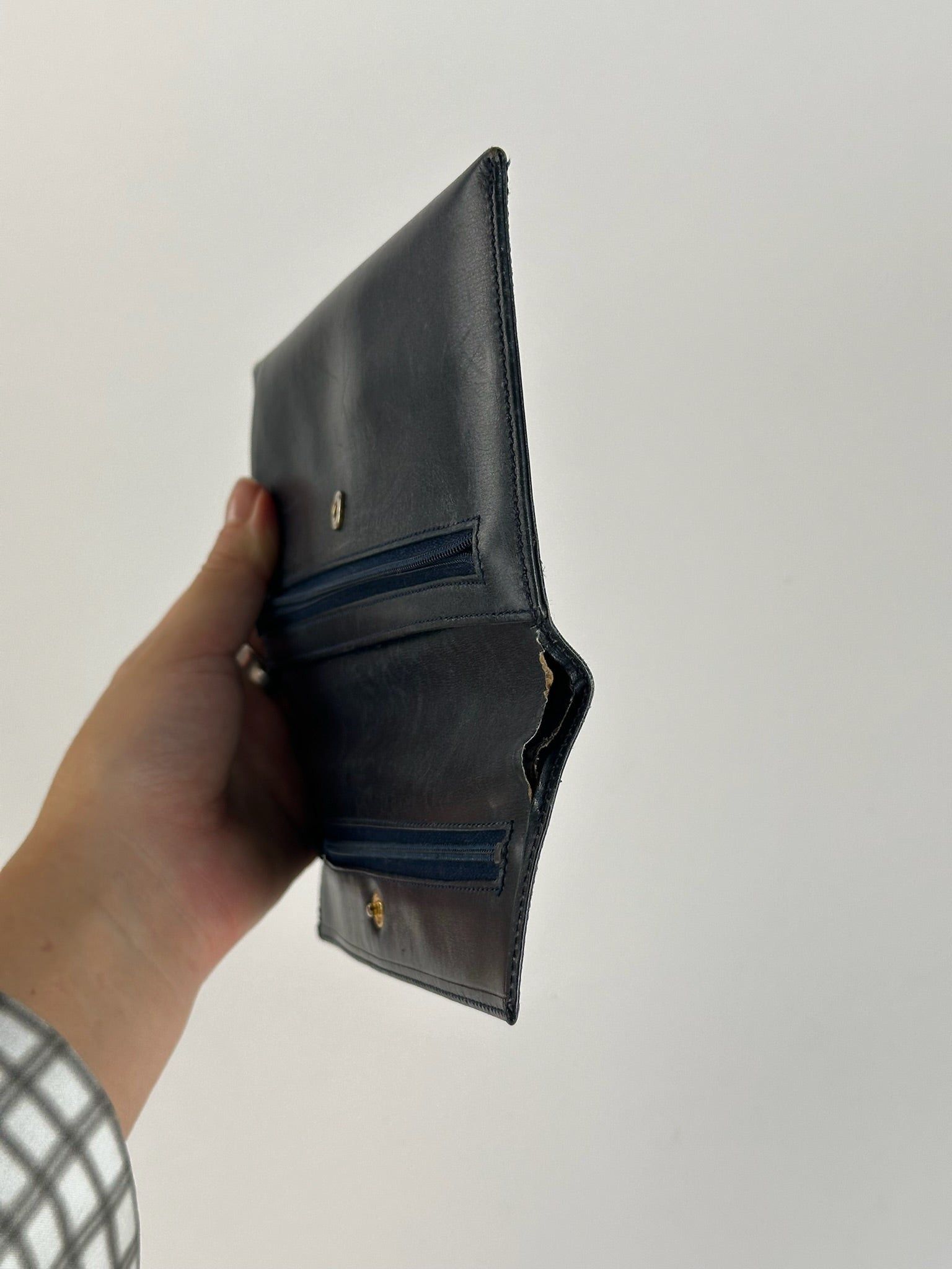 Dior Vintage Leather wallet Black Size ONE SIZE - 3 Thumbnail