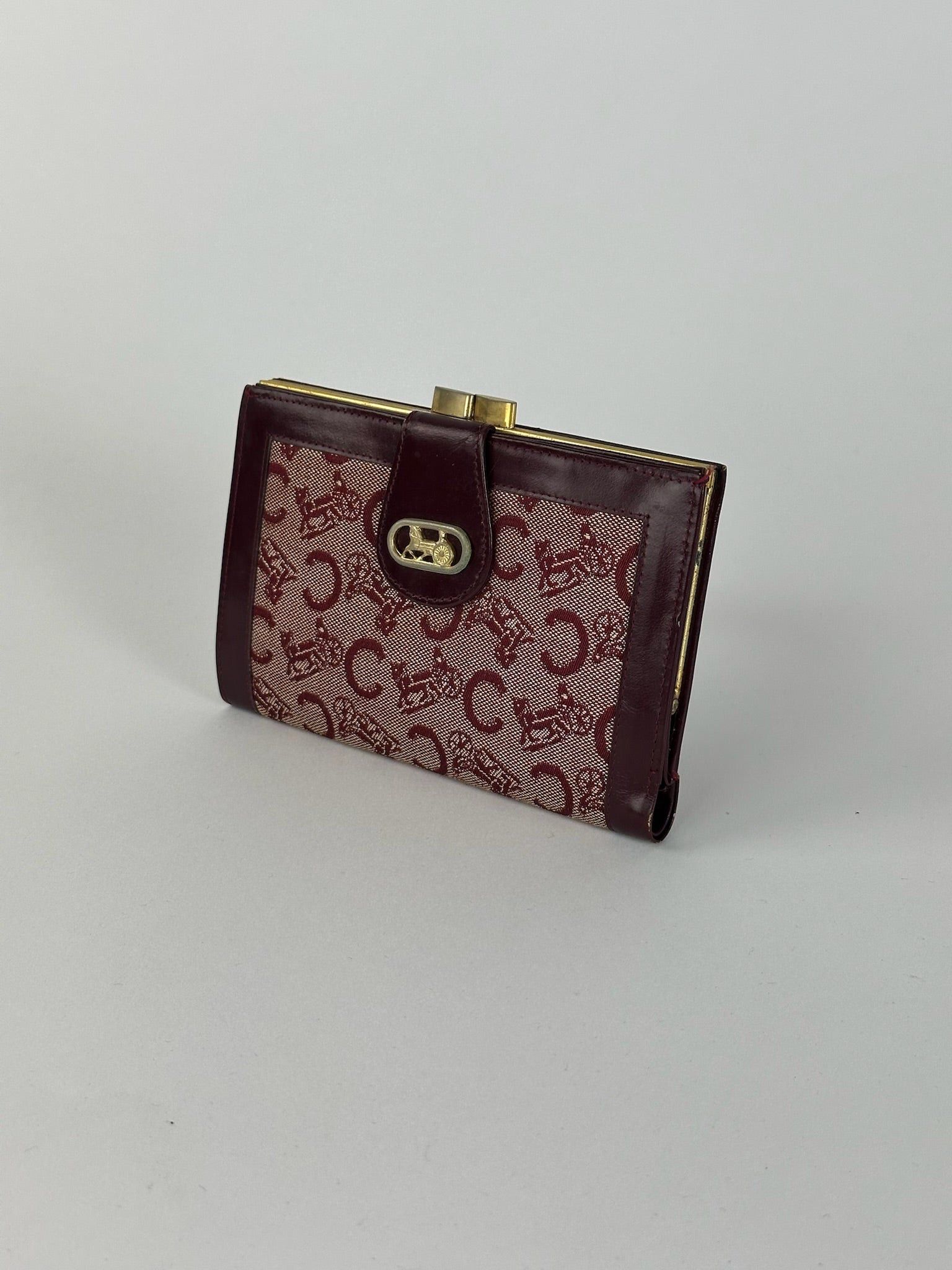 Celine Vintage Macadam Monogramm wallet purple Size ONE SIZE - 10 Thumbnail