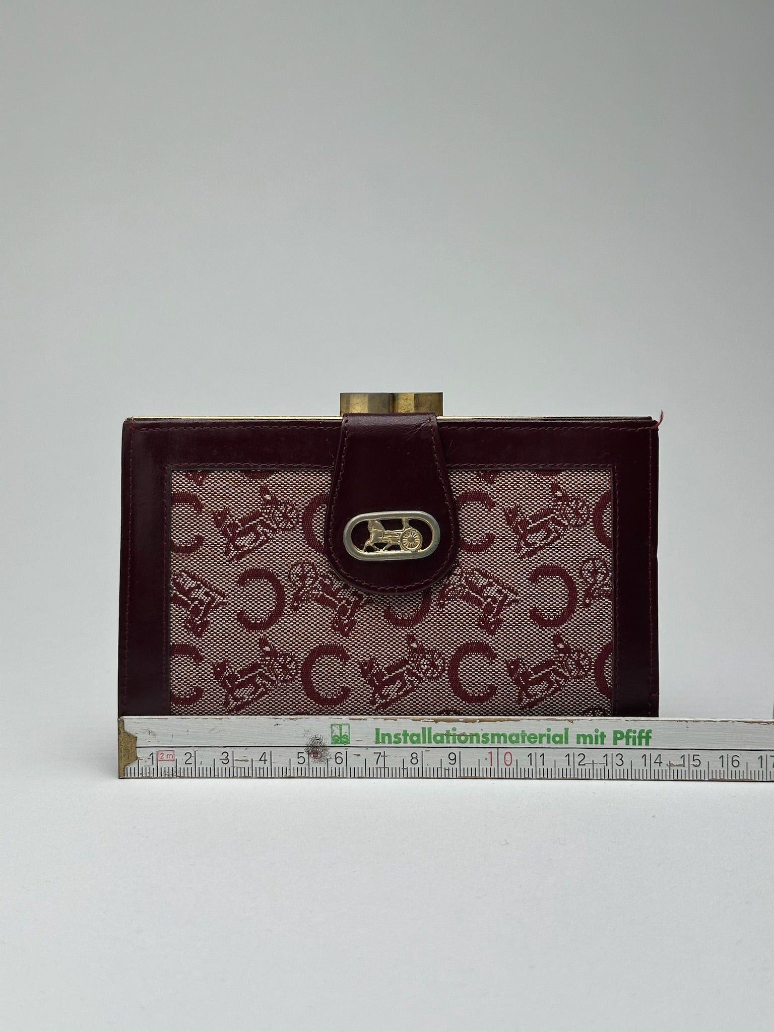 Celine Vintage Macadam Monogramm wallet purple Size ONE SIZE - 3 Thumbnail