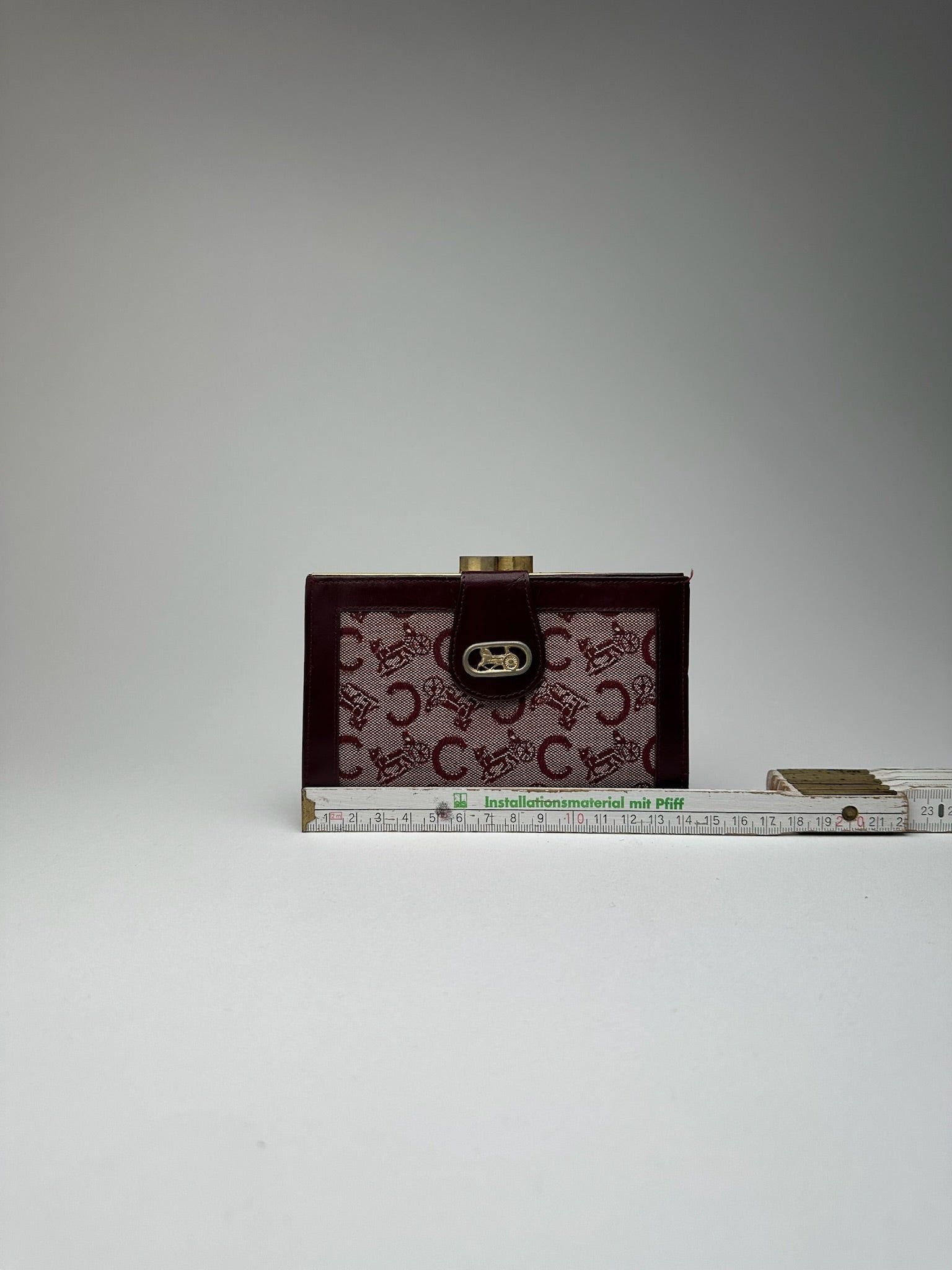 Celine Vintage Macadam Monogramm wallet purple Size ONE SIZE - 13 Thumbnail