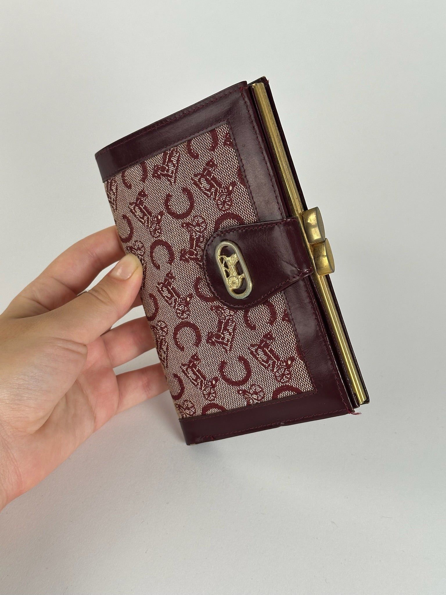 Celine Vintage Macadam Monogramm wallet purple Size ONE SIZE - 14 Thumbnail