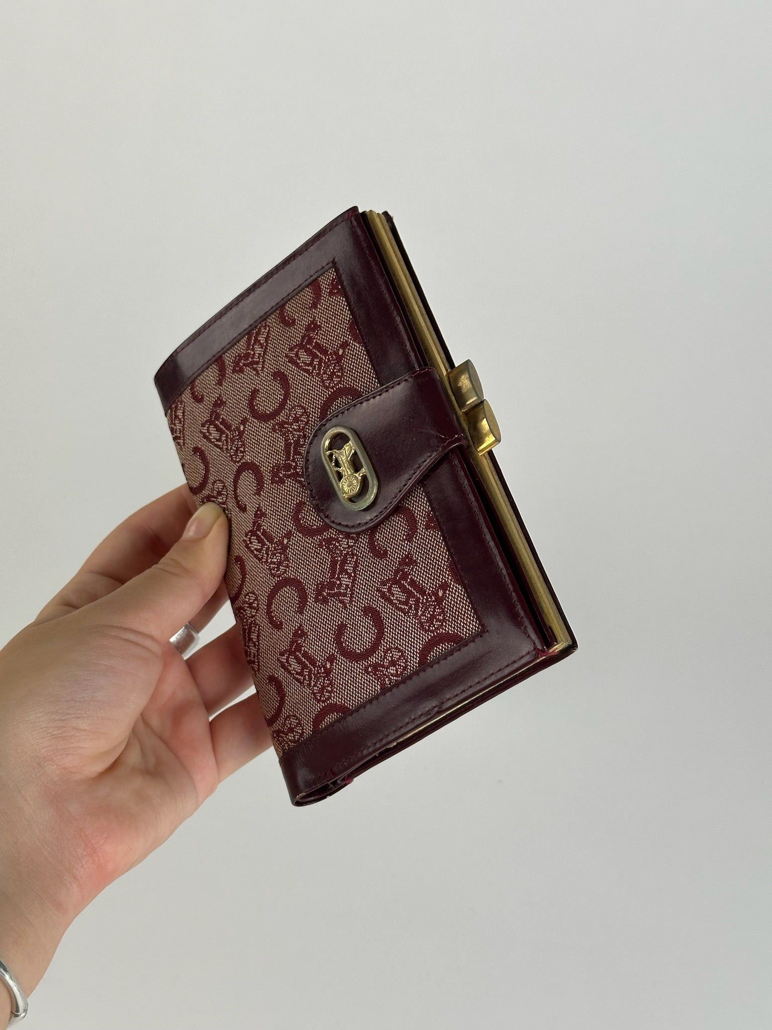 Celine Vintage Macadam Monogramm wallet purple Size ONE SIZE - 8 Thumbnail