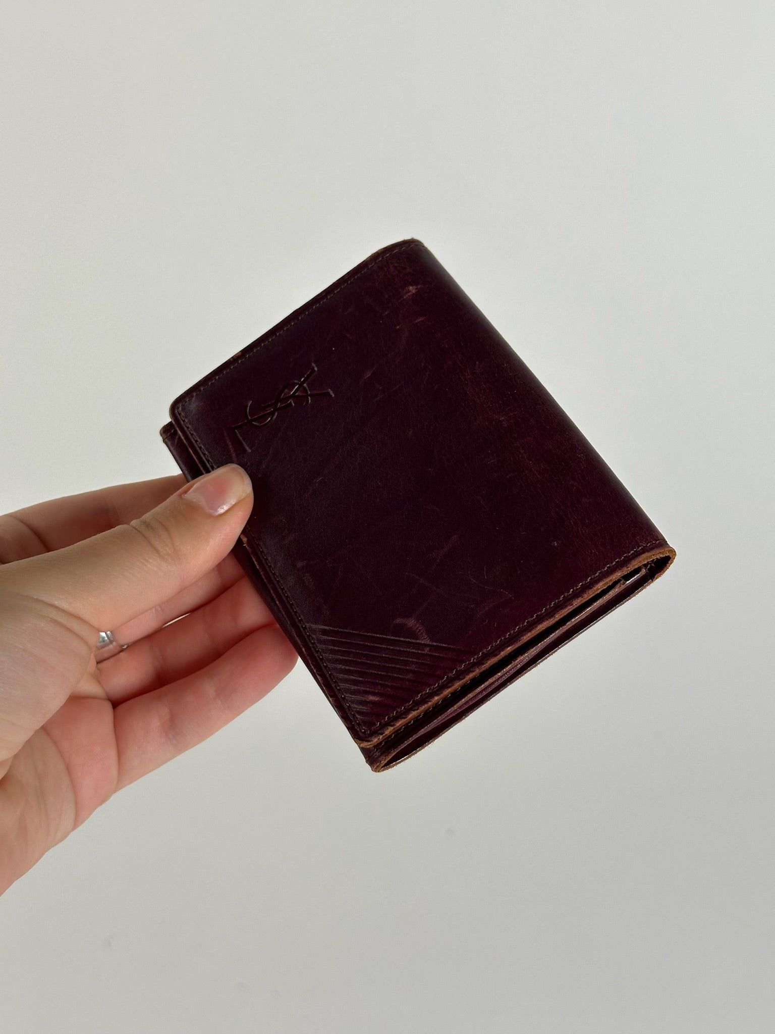 Other Vintage Yves Saint Laurent Leather Card Holder purple Size ONE SIZE - 7 Thumbnail
