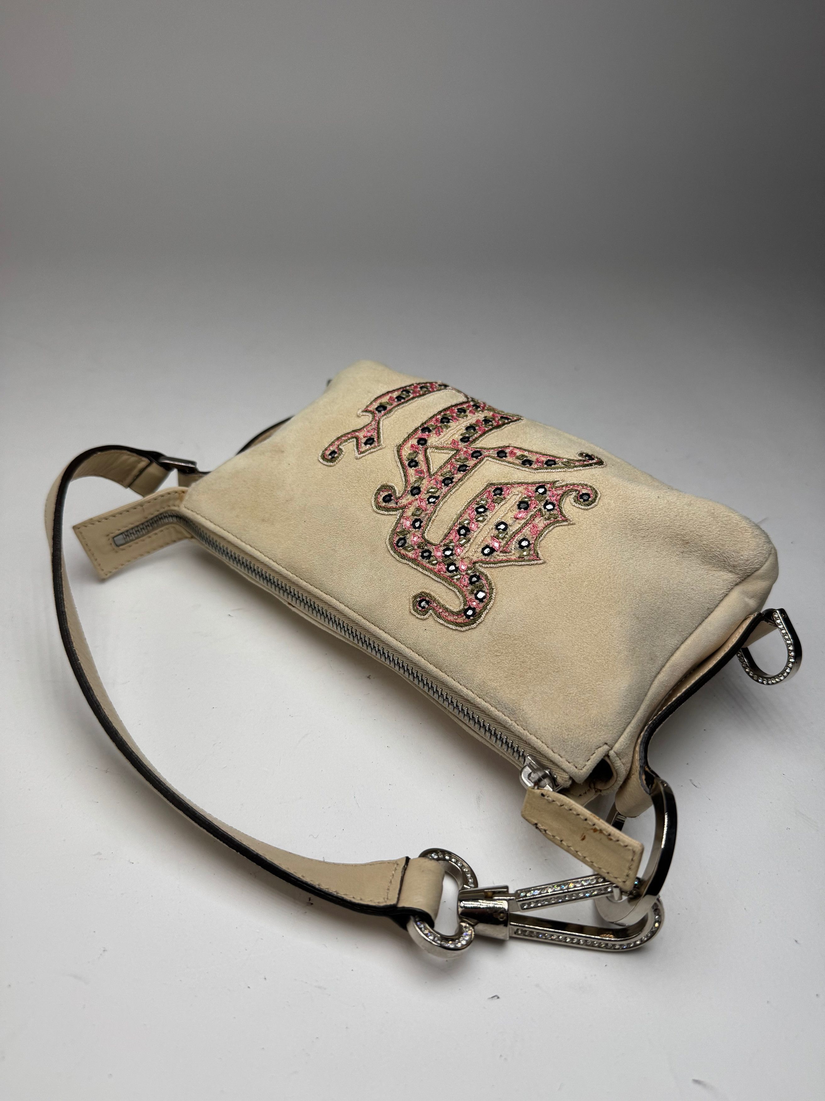Versace Vintage suede bag beige pink Size ONE SIZE - 8 Thumbnail