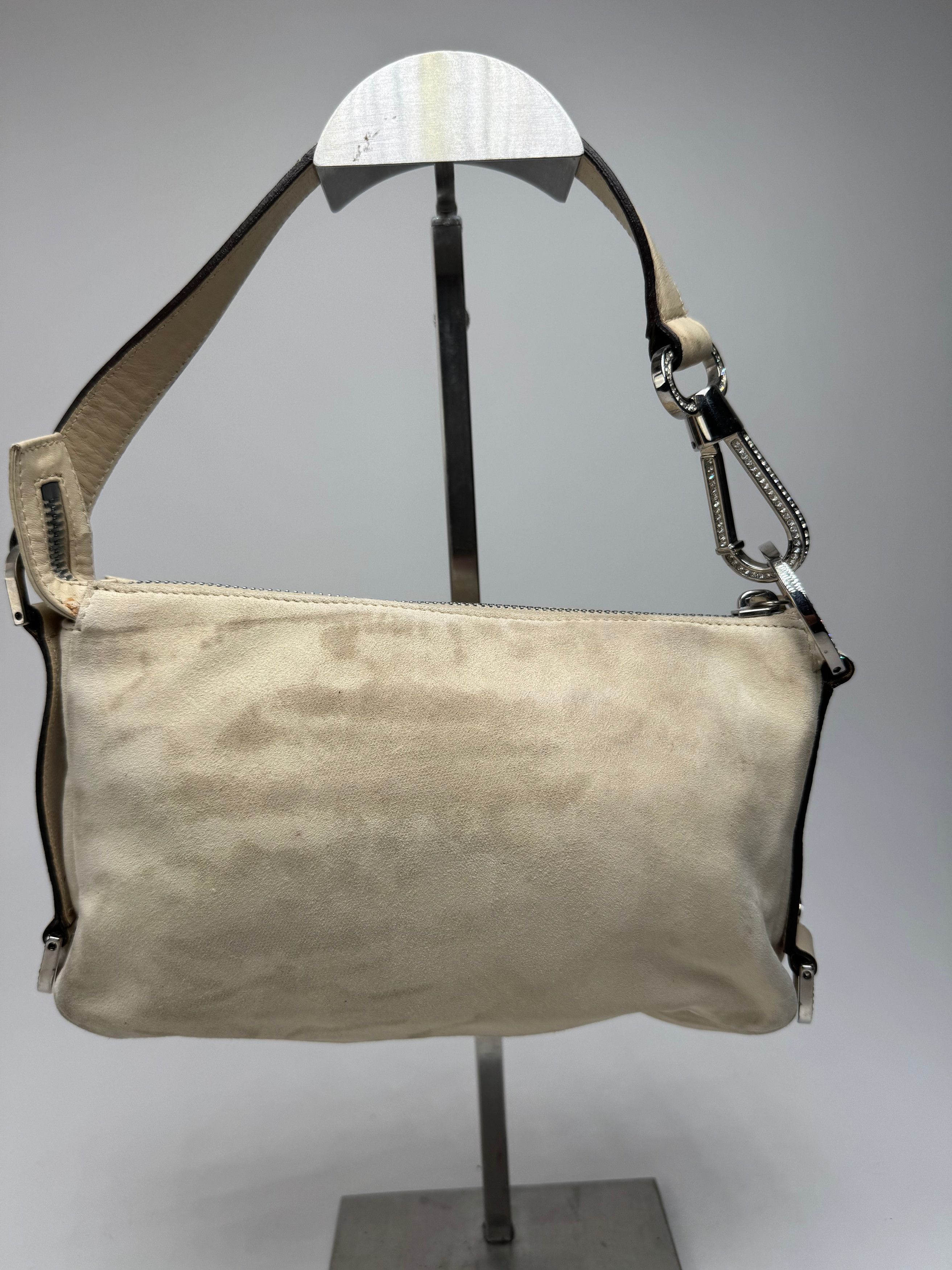 Versace Vintage suede bag beige pink Size ONE SIZE - 15 Thumbnail
