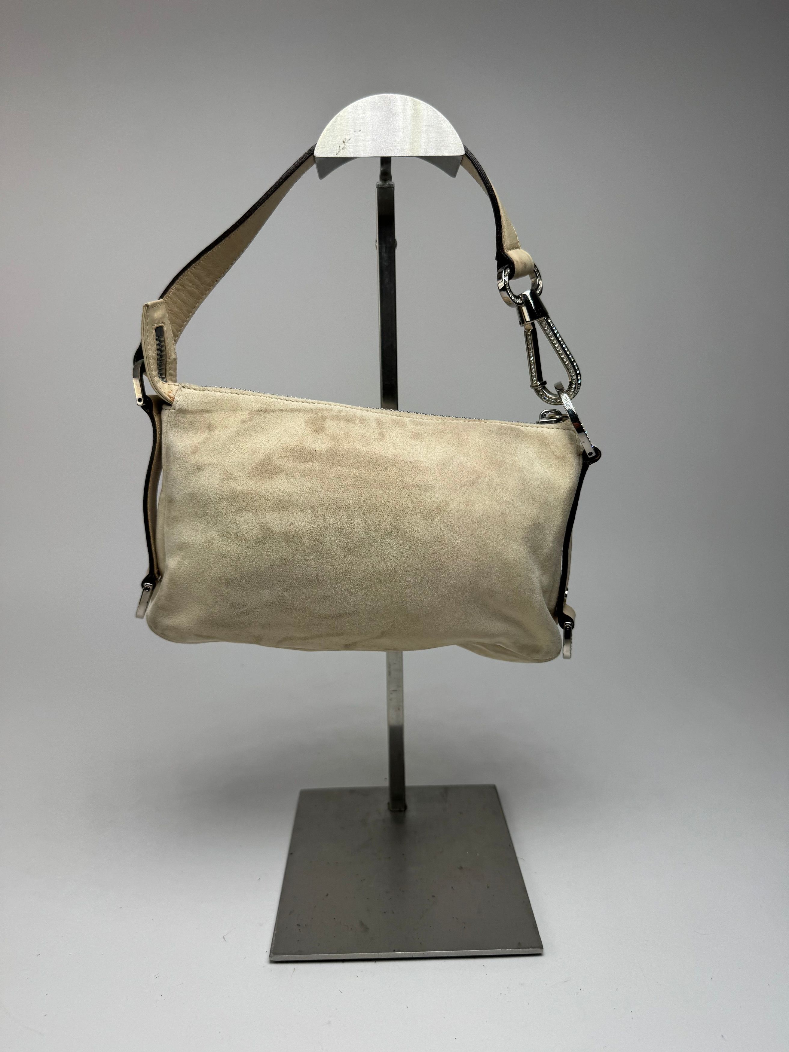 Versace Vintage suede bag beige pink Size ONE SIZE - 2 Thumbnail