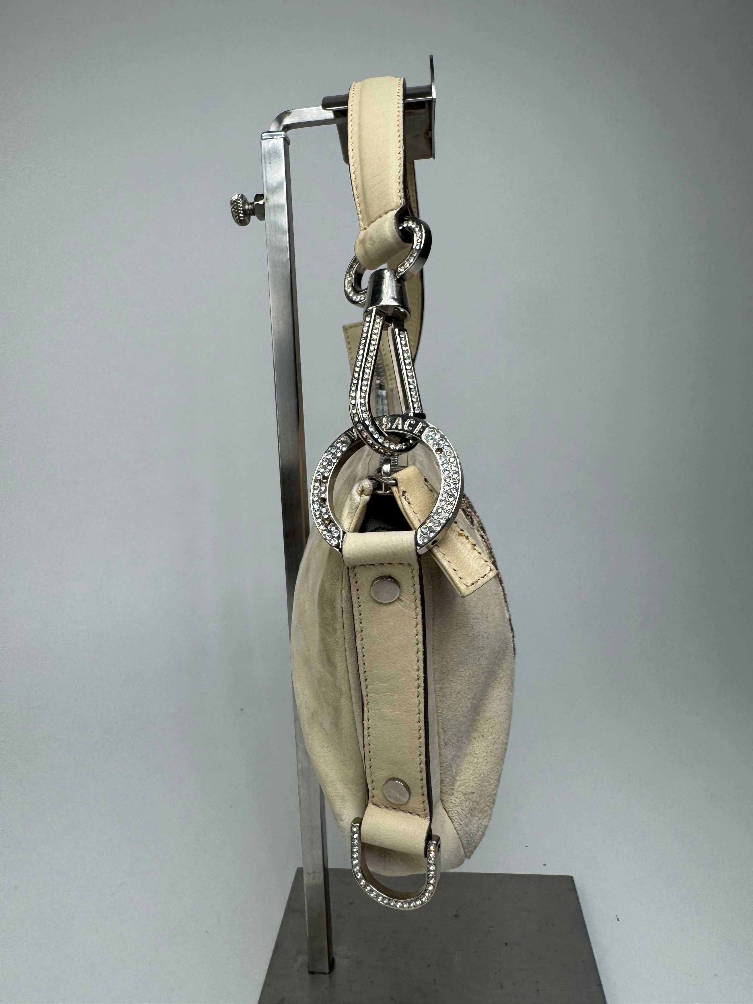 Versace Vintage suede bag beige pink Size ONE SIZE - 5 Thumbnail