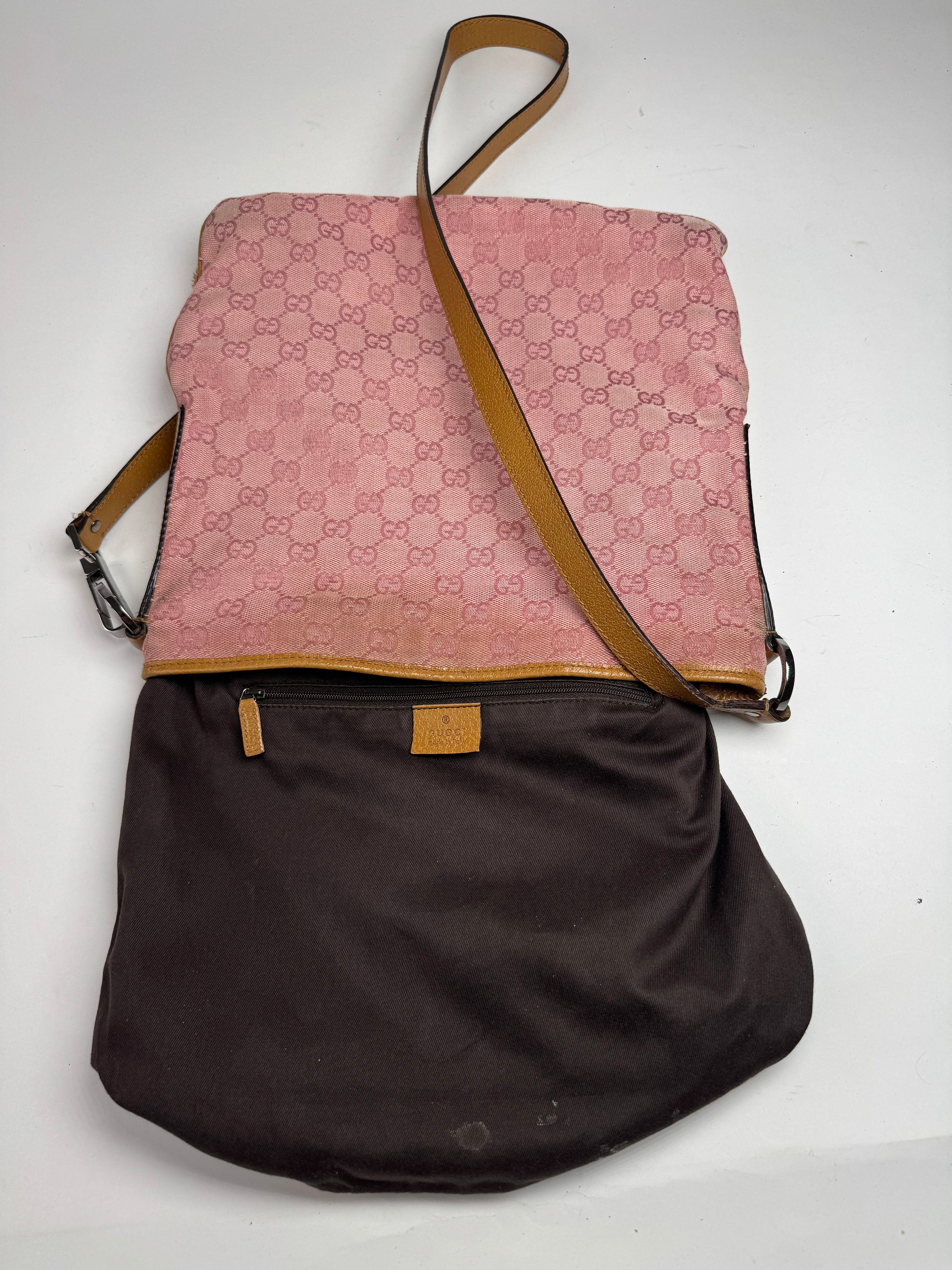 Gucci Vintage Monogram Shoulder Bag pink Size ONE SIZE - 3 Thumbnail