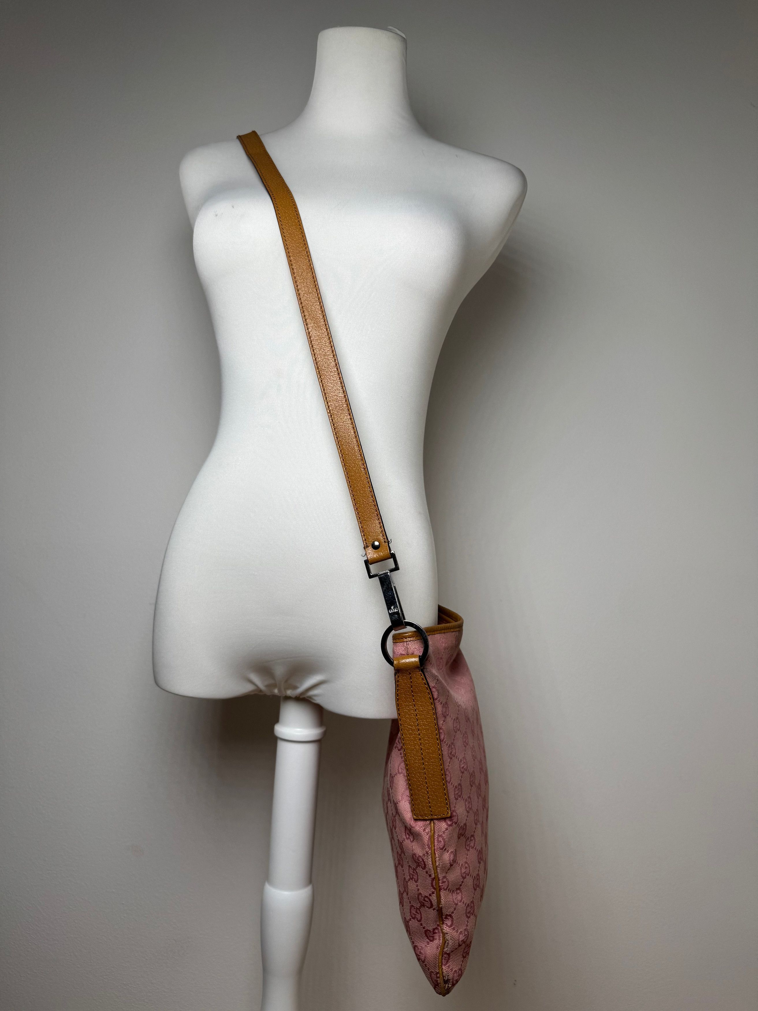 Gucci Vintage Monogram Shoulder Bag pink Size ONE SIZE - 10 Thumbnail